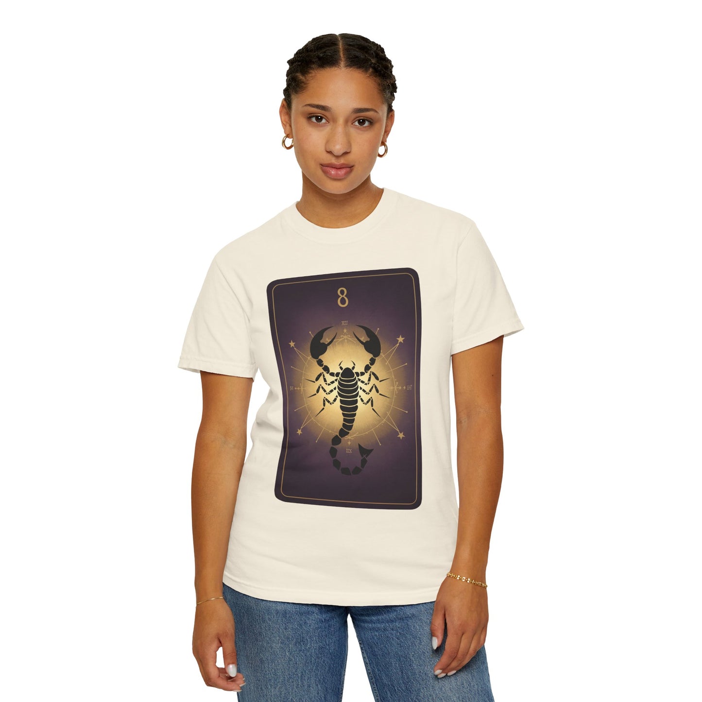 Scorpio Sting Tarot Tee - Intense Scorpion Zodiac Graphic T-Shirt