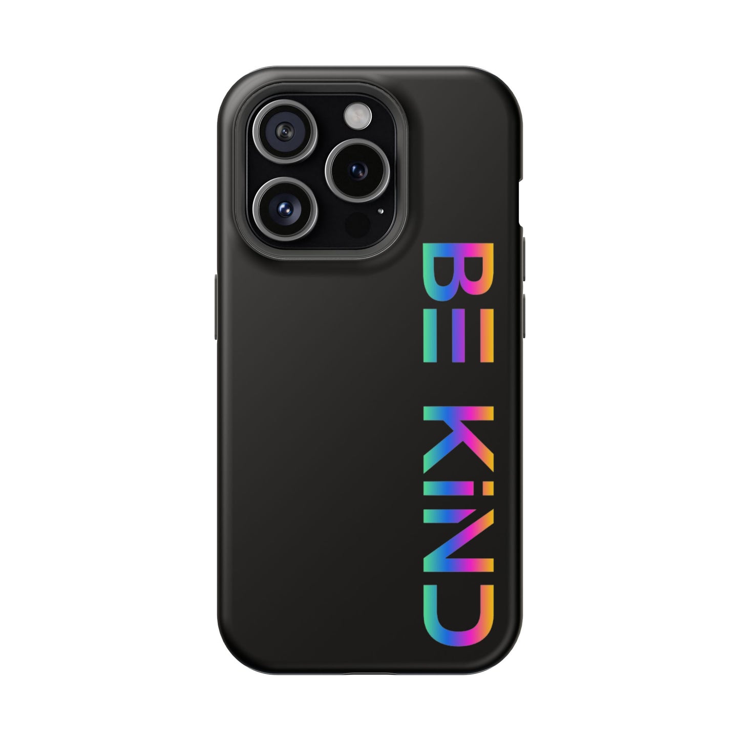 Be Kind Neon iPhone Case - Positive Vibes Protective Magnetic Tough Cases