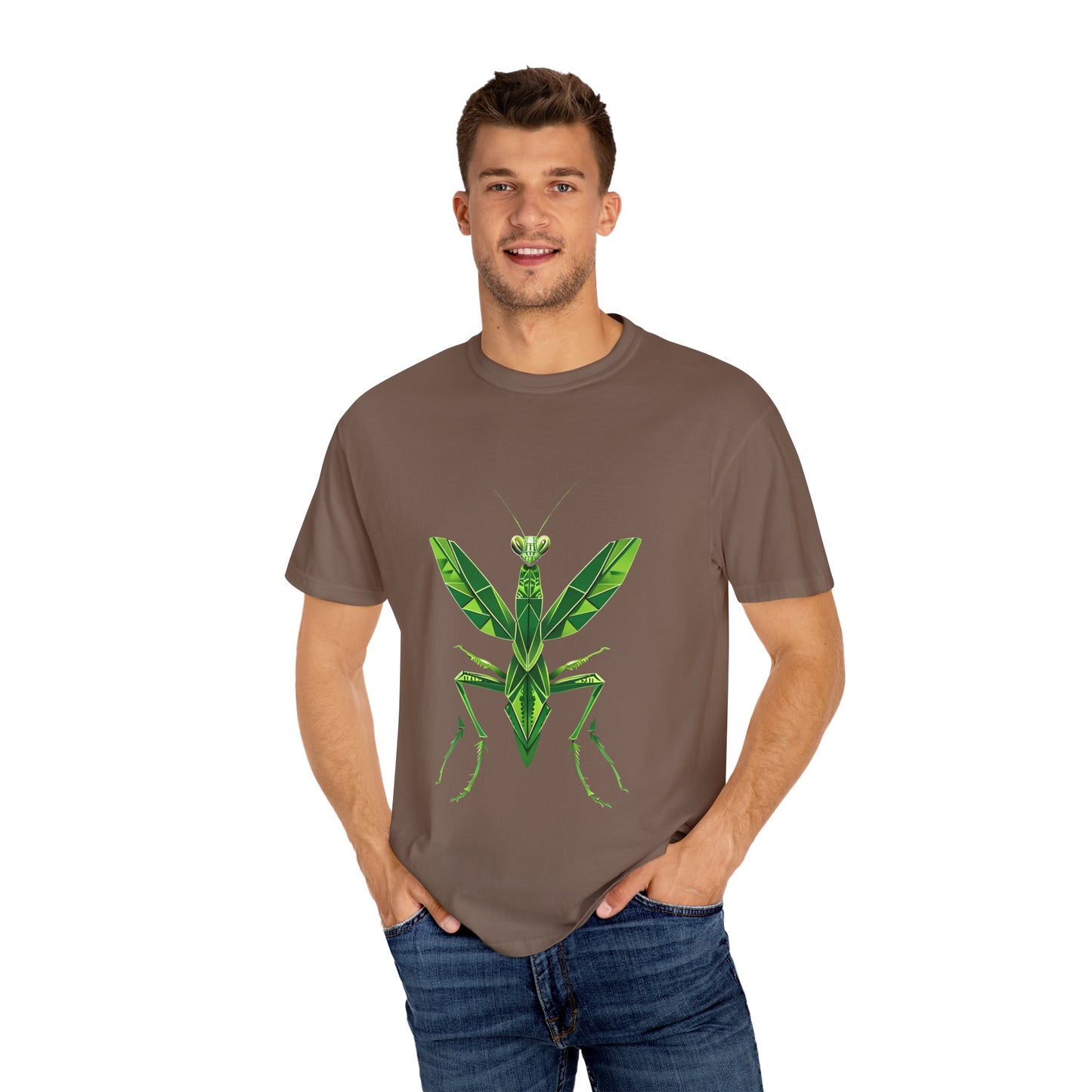 Spirit of the Mantis Tee - Mystical Insect Art T-Shirt