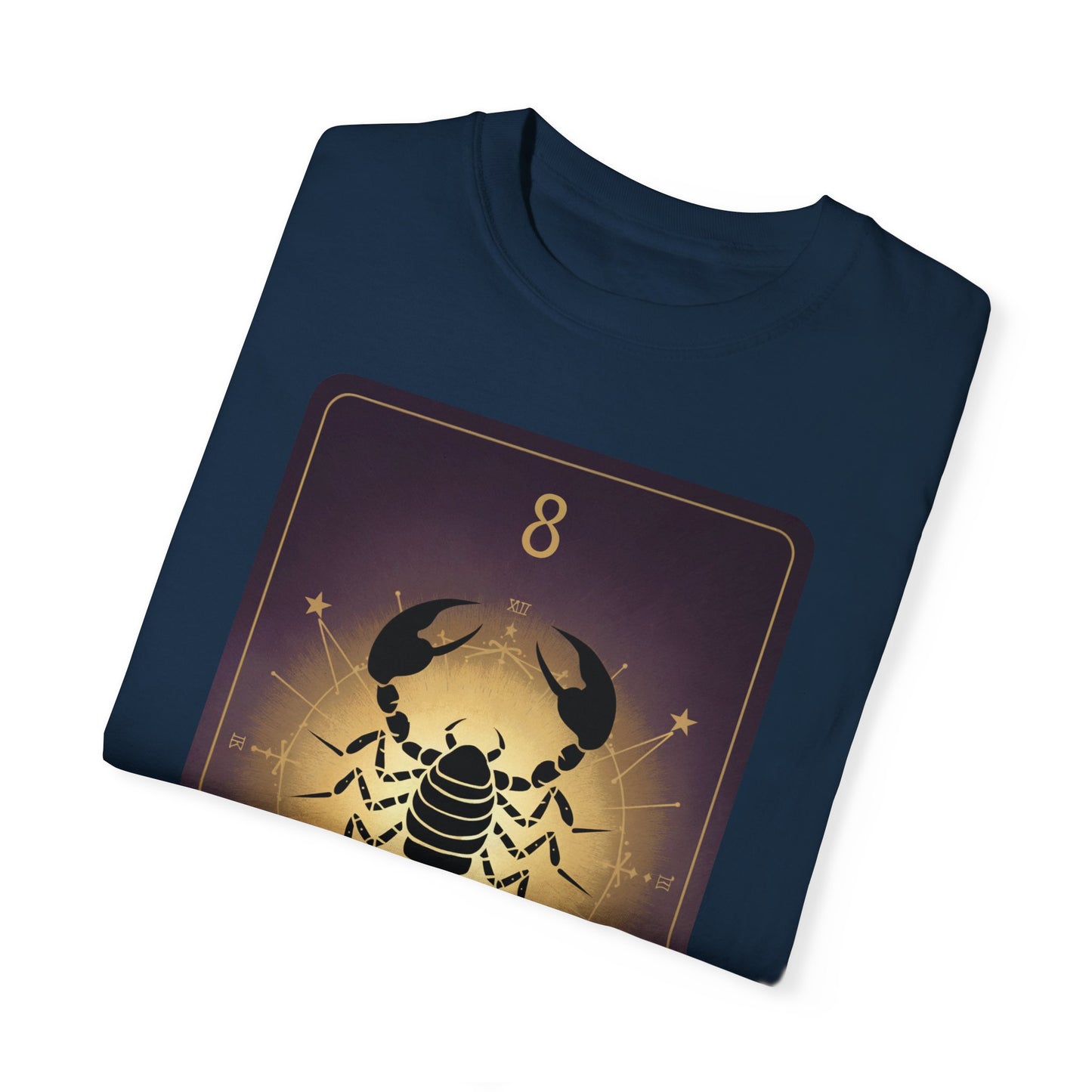 Scorpio Sting Tarot Tee - Intense Scorpion Zodiac Graphic T-Shirt