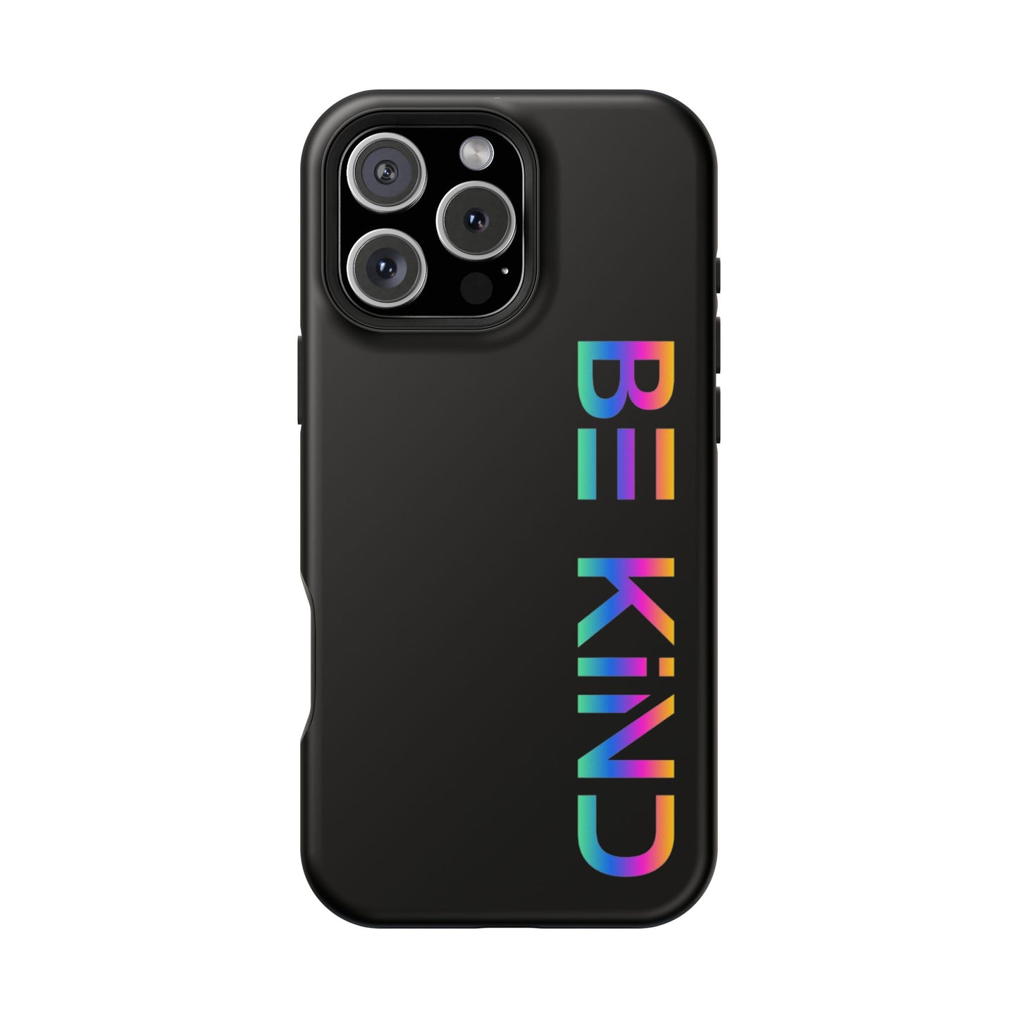 Be Kind Neon iPhone Case - Positive Vibes Protective Magnetic Tough Cases