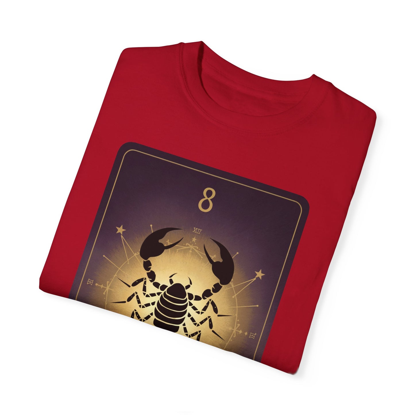 Scorpio Sting Tarot Tee - Intense Scorpion Zodiac Graphic T-Shirt