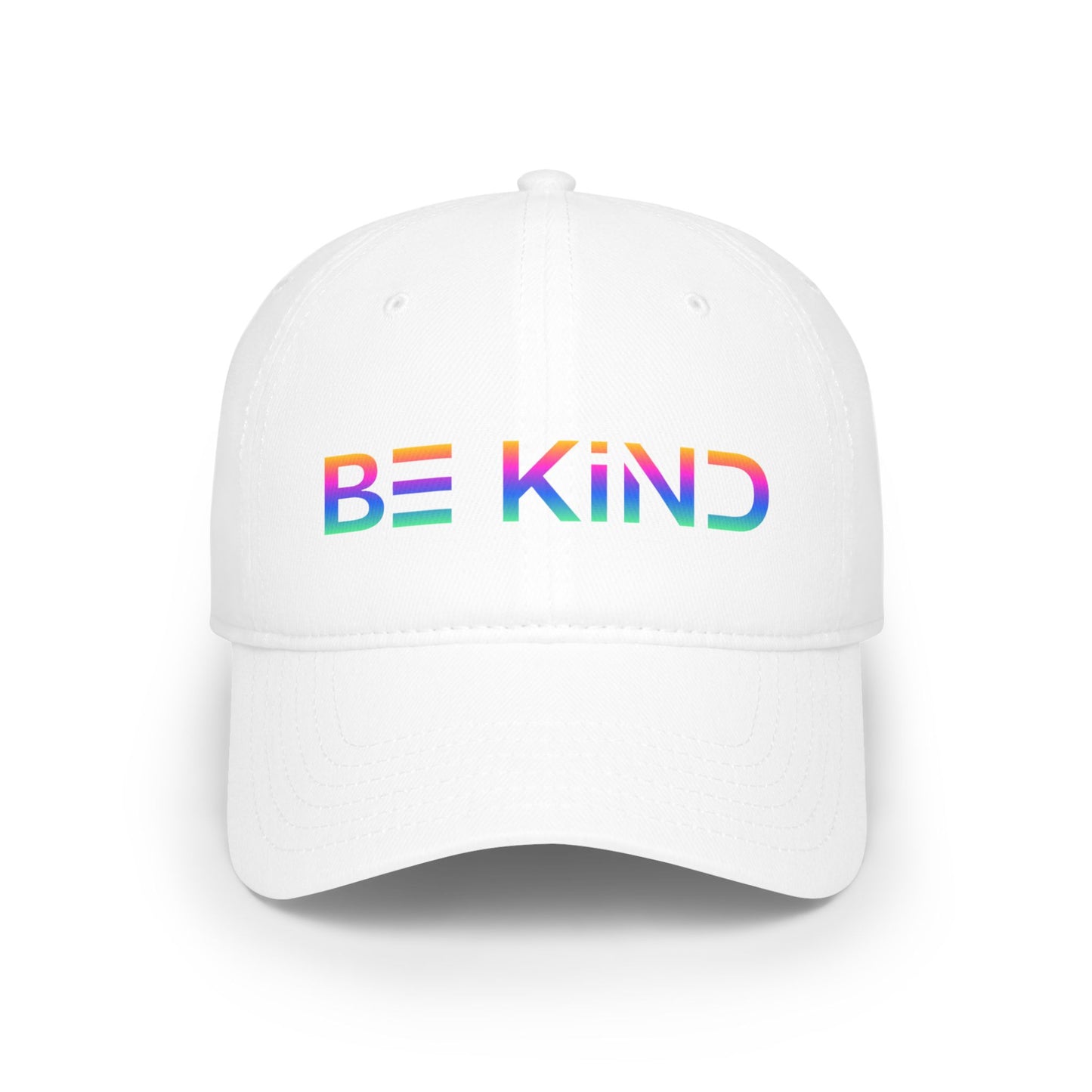 Be Kind Neon Low Profile Baseball Hat - Bold Positivity Baseball Cap