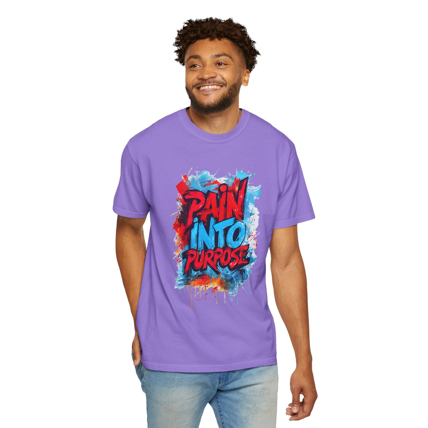 Pain Into Purpose Tee - Transformation Collection Graphic T-Shirt