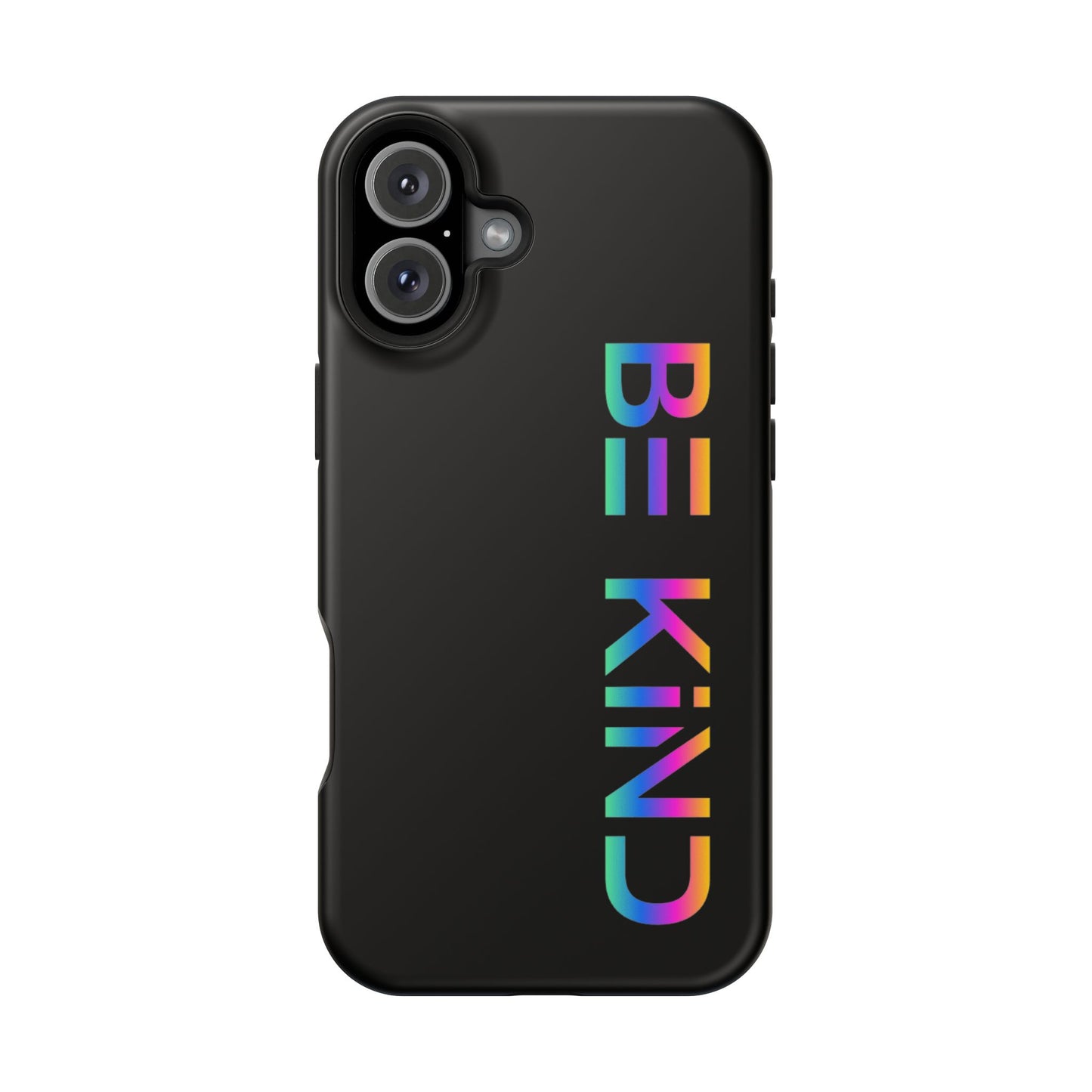 Be Kind Neon iPhone Case - Positive Vibes Protective Magnetic Tough Cases