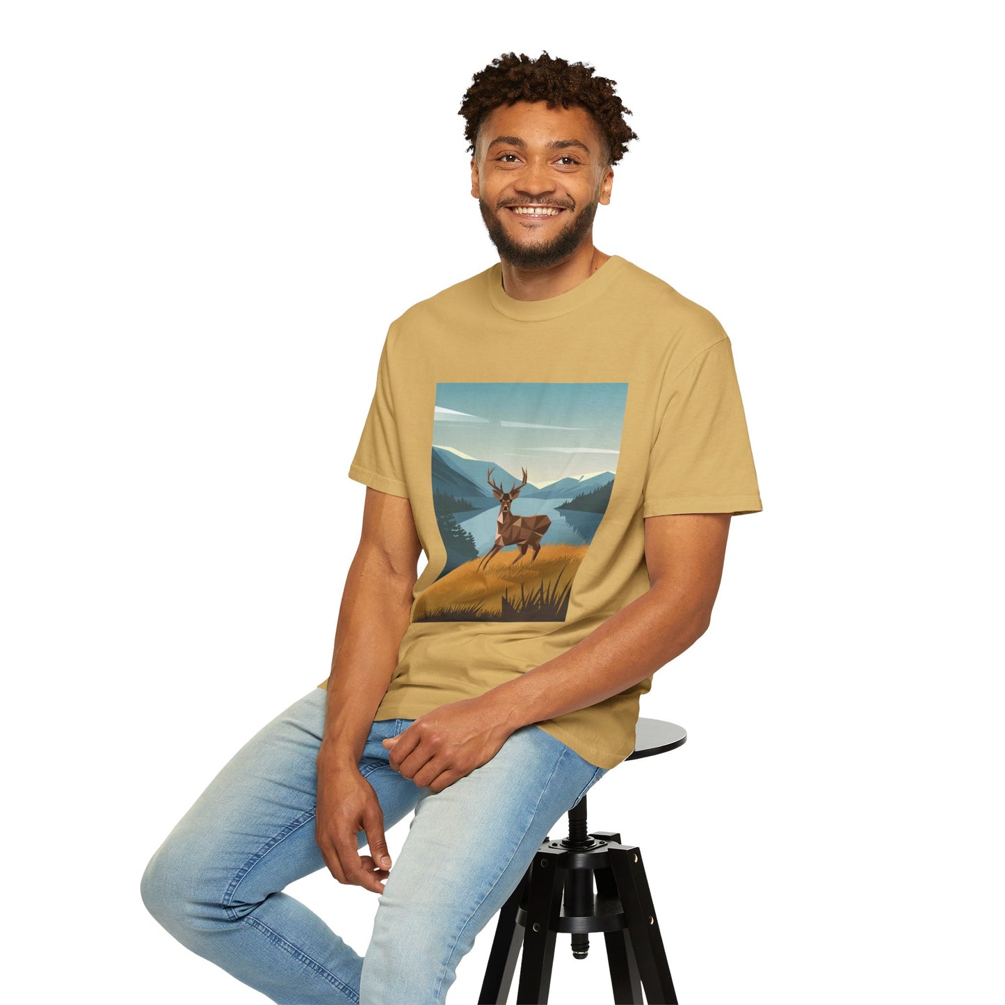 Spirit of the Deer Tee - Majestic Nature Symbolism T-Shirt