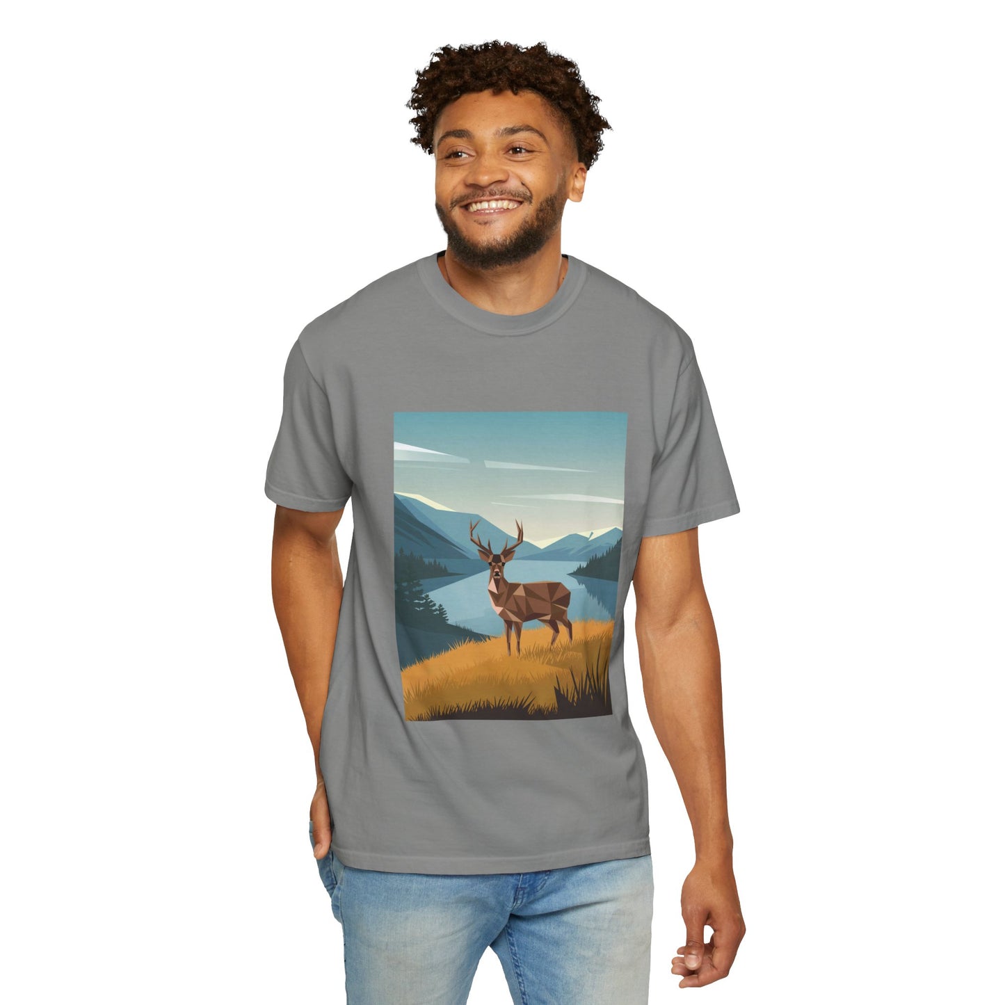 Spirit of the Deer Tee - Majestic Nature Symbolism T-Shirt