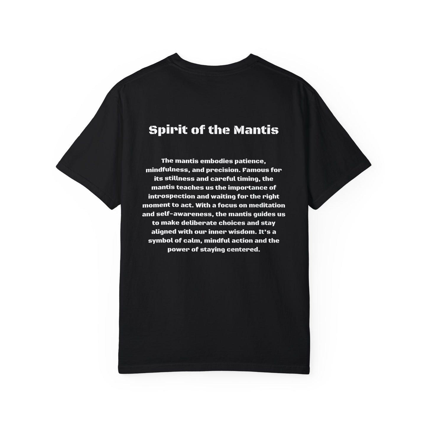 Spirit of the Mantis Tee - Mystical Insect Art T-Shirt