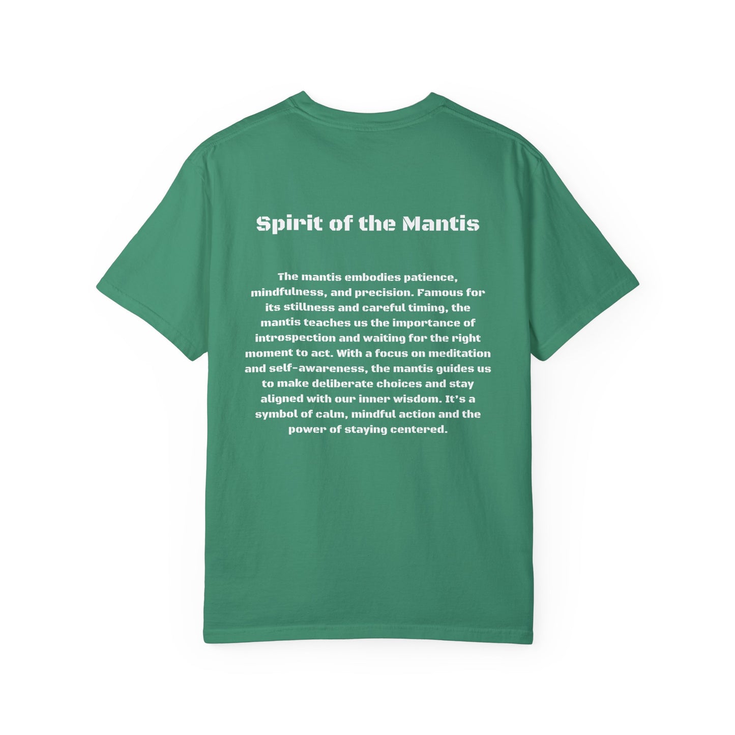 Spirit of the Mantis Tee - Mystical Insect Art T-Shirt