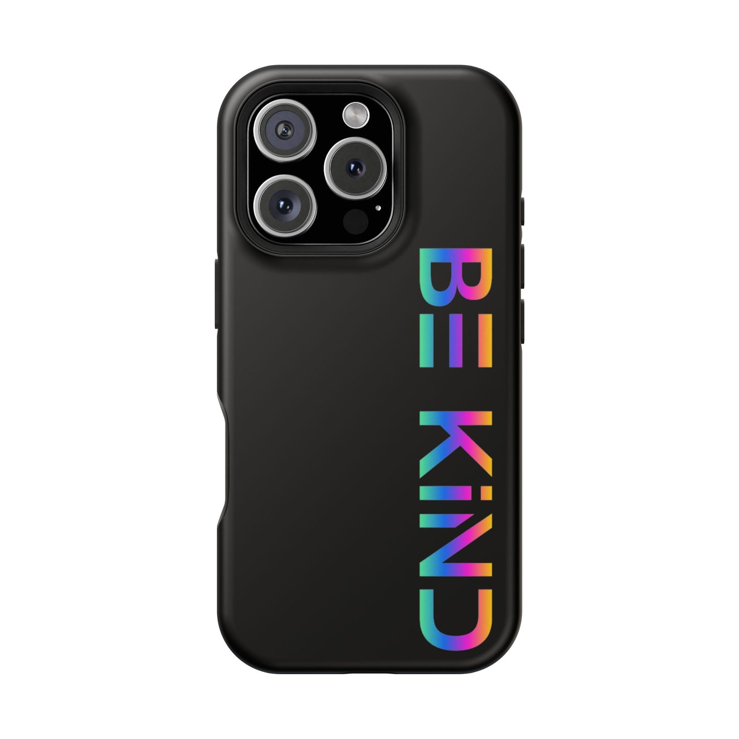 Be Kind Neon iPhone Case - Positive Vibes Protective Magnetic Tough Cases