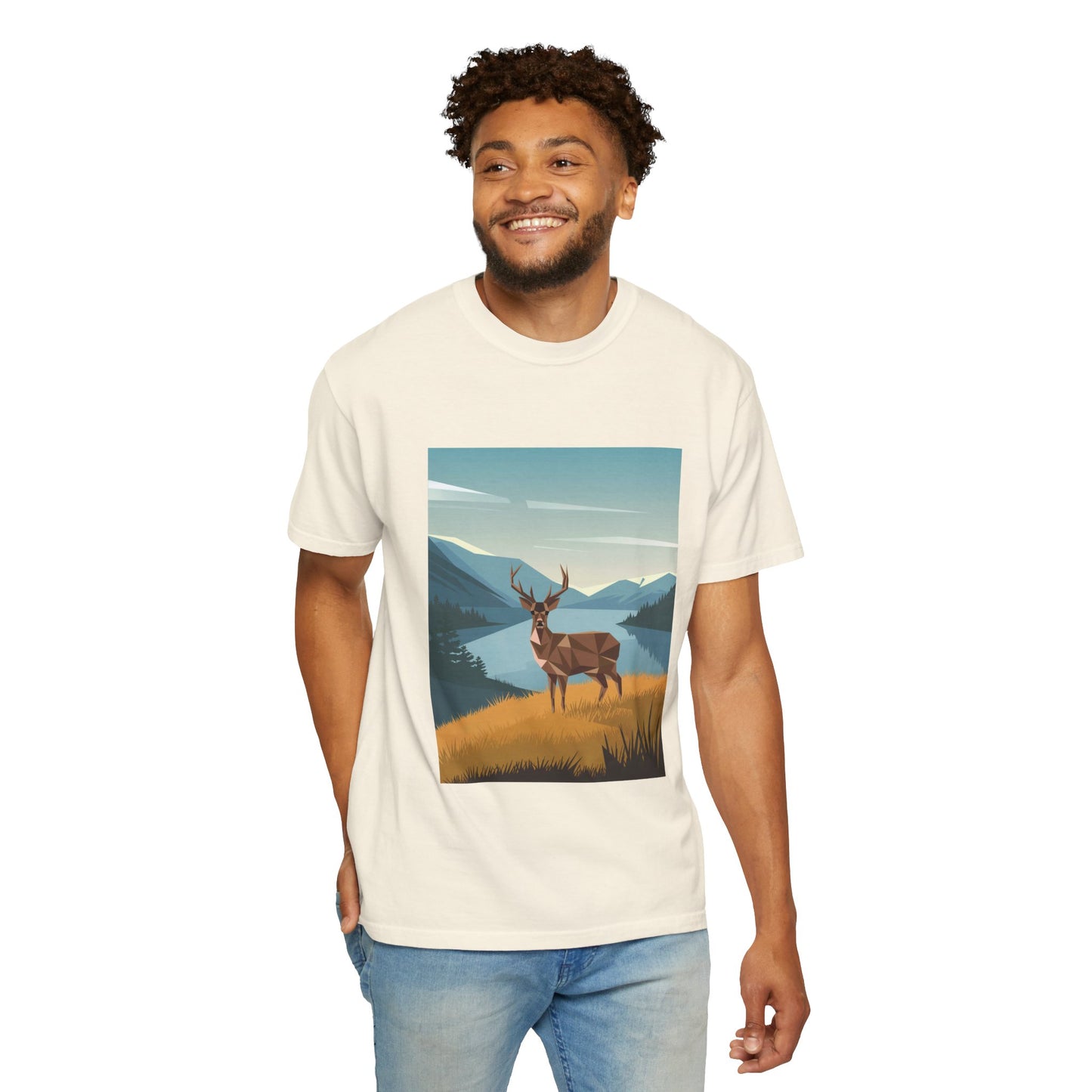 Spirit of the Deer Tee - Majestic Nature Symbolism T-Shirt