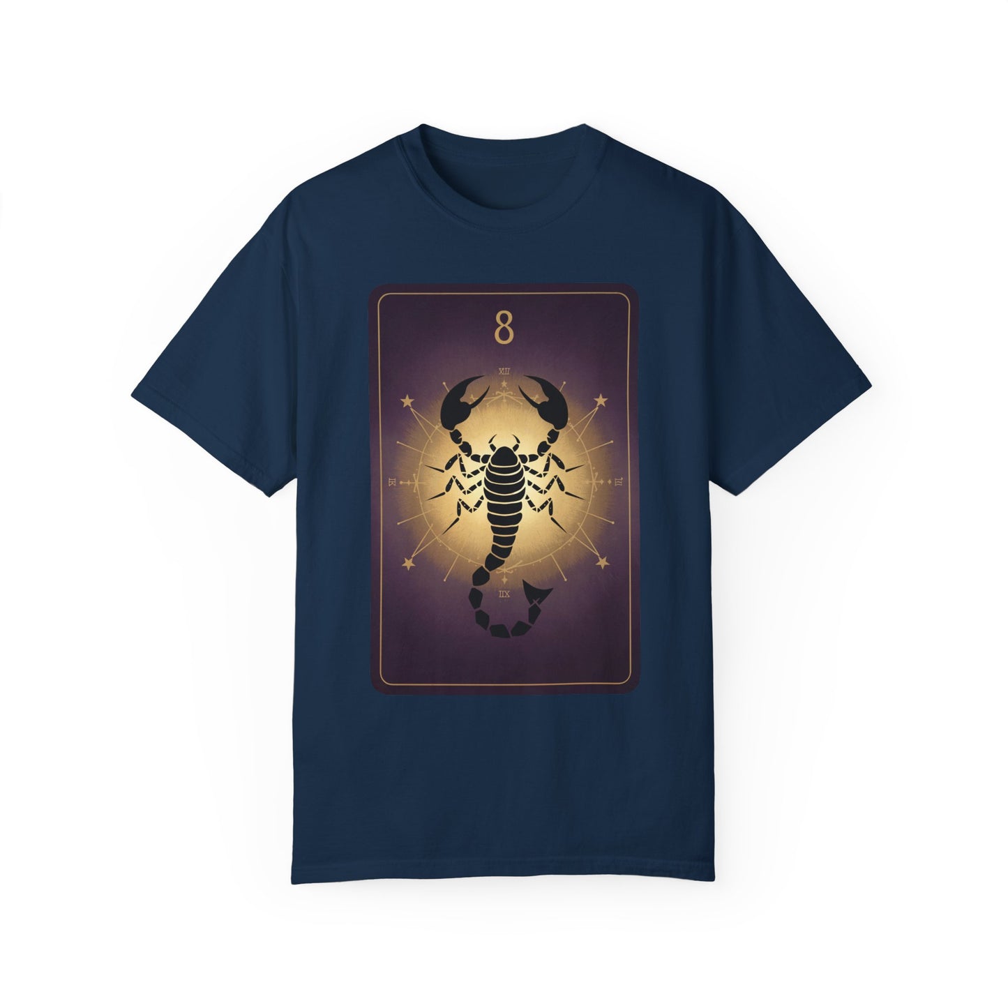 Scorpio Sting Tarot Tee - Intense Scorpion Zodiac Graphic T-Shirt