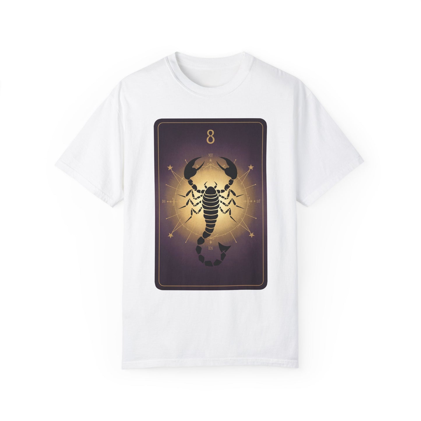 Scorpio Sting Tarot Tee - Intense Scorpion Zodiac Graphic T-Shirt