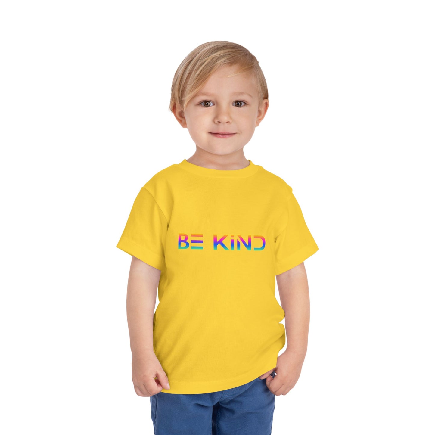 Be Kind Toddler Tee - Positive Vibes Short Sleeve Shirt