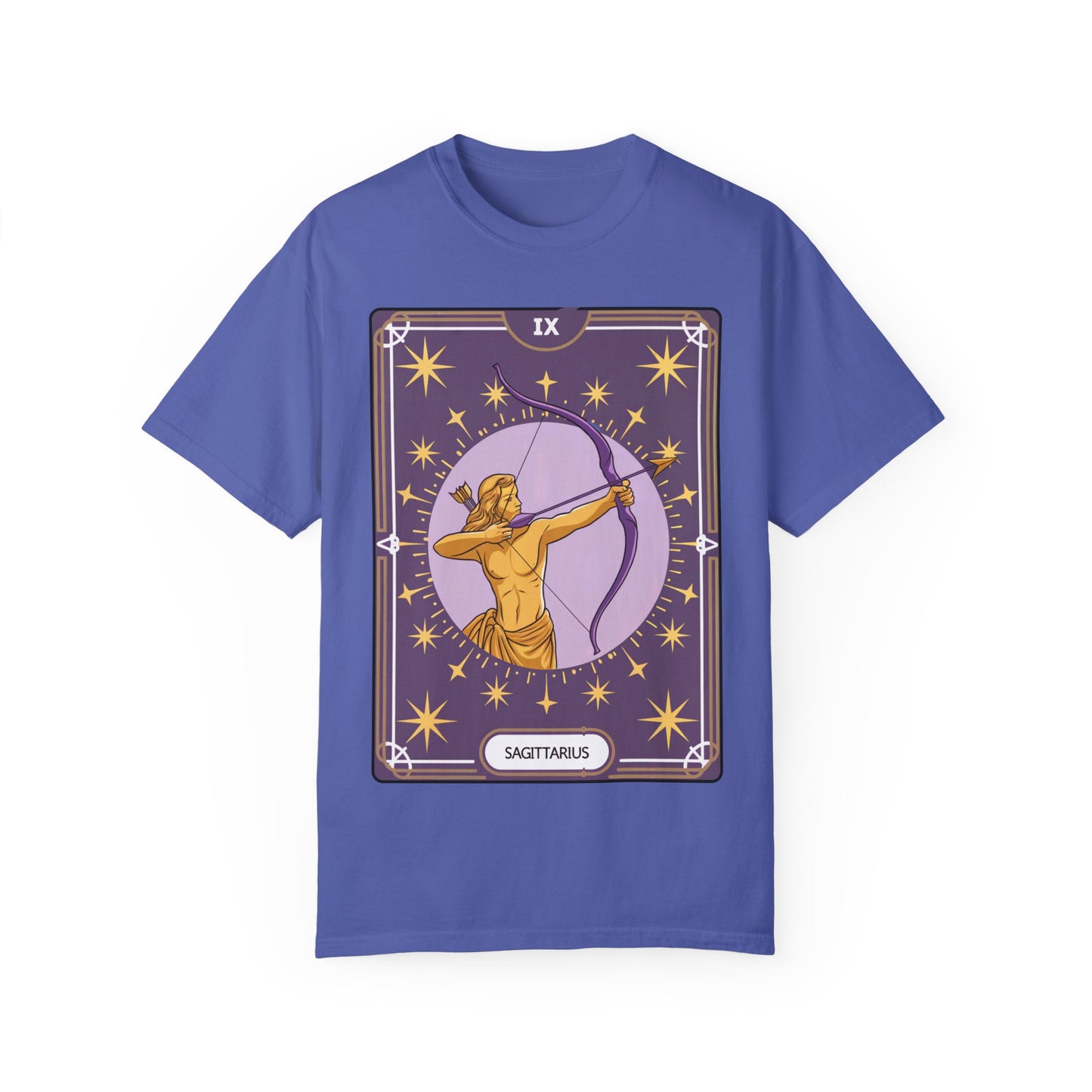 Sagittarius Archer Tarot Tee - Adventurous Centaur Zodiac Graphic T-Shirt