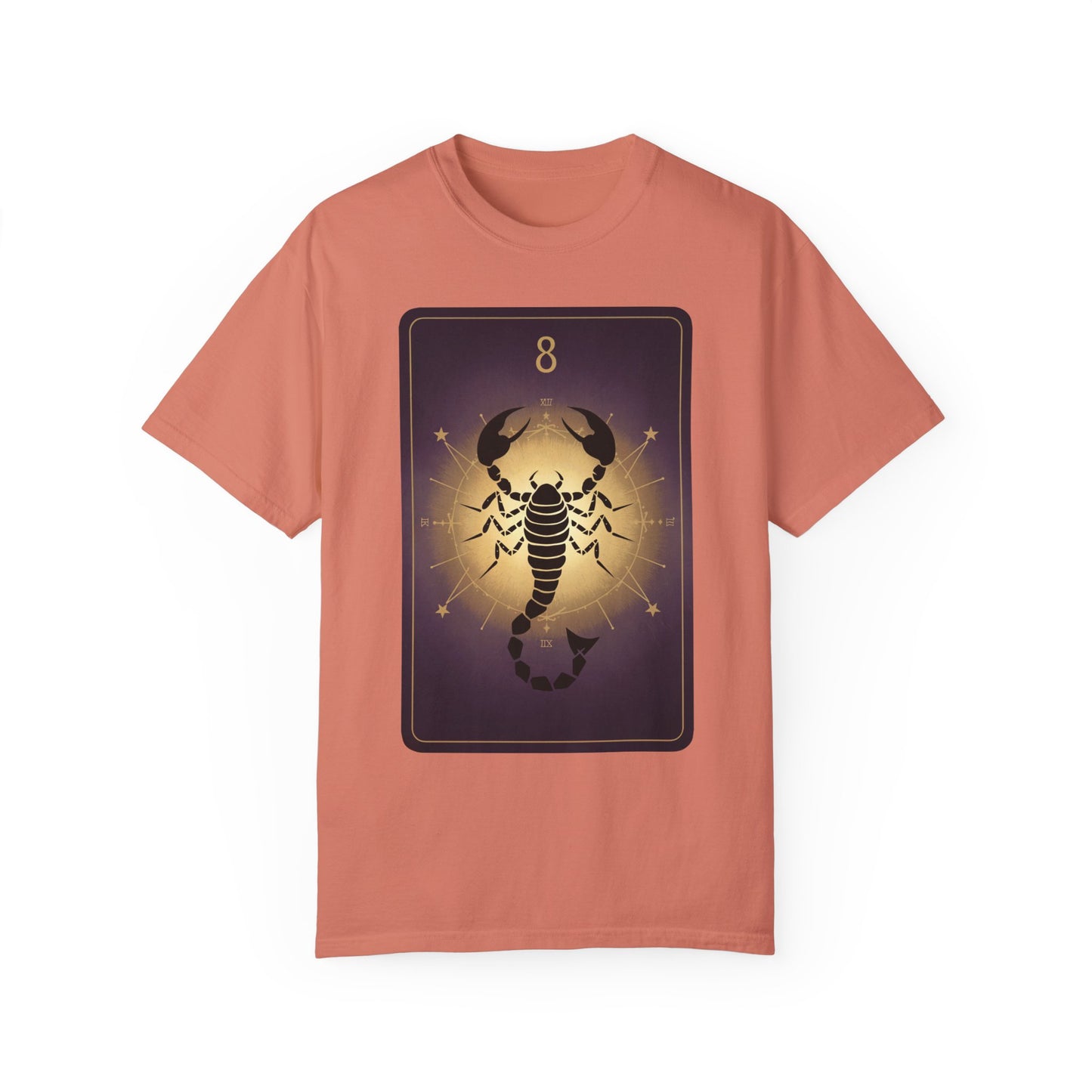 Scorpio Sting Tarot Tee - Intense Scorpion Zodiac Graphic T-Shirt