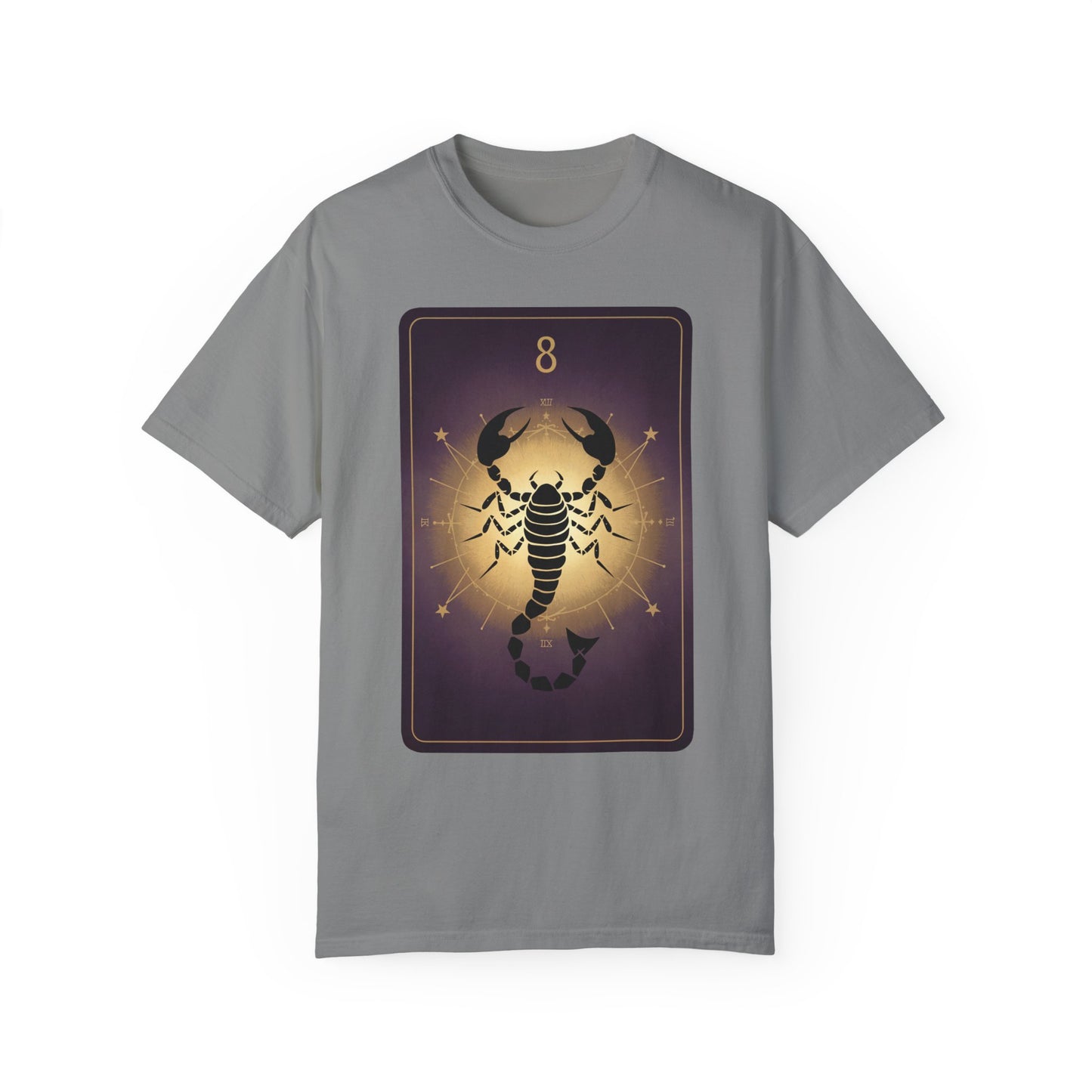 Scorpio Sting Tarot Tee - Intense Scorpion Zodiac Graphic T-Shirt