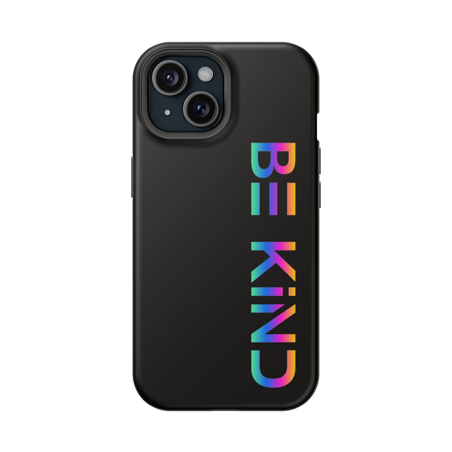 Be Kind Neon iPhone Case - Positive Vibes Protective Magnetic Tough Cases