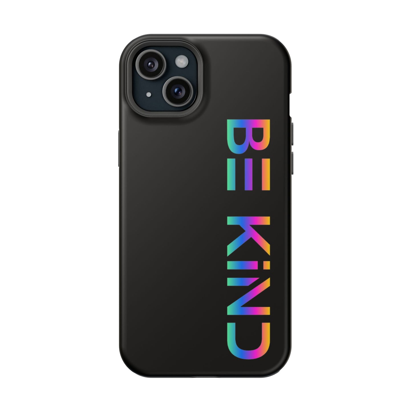 Be Kind Neon iPhone Case - Positive Vibes Protective Magnetic Tough Cases