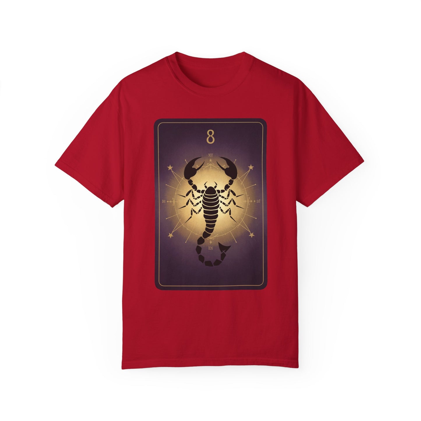 Scorpio Sting Tarot Tee - Intense Scorpion Zodiac Graphic T-Shirt