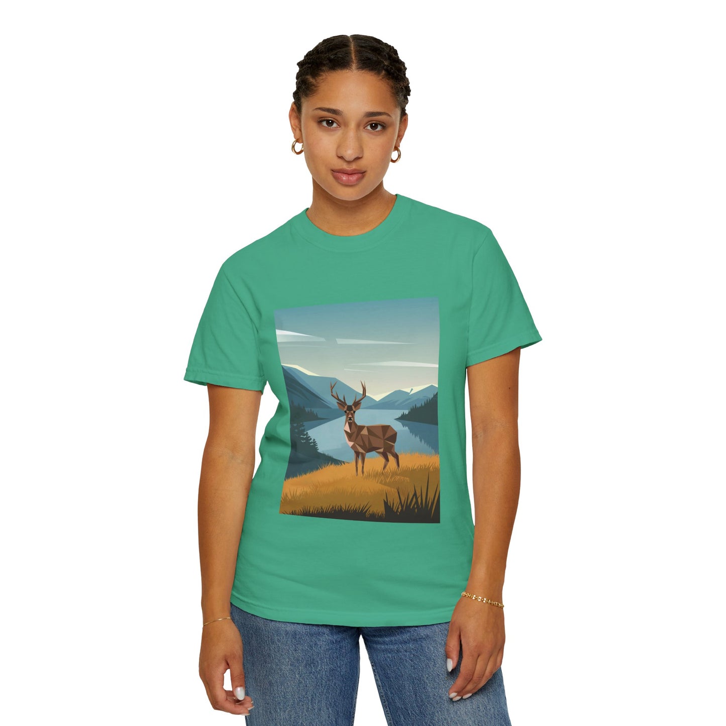 Spirit of the Deer Tee - Majestic Nature Symbolism T-Shirt