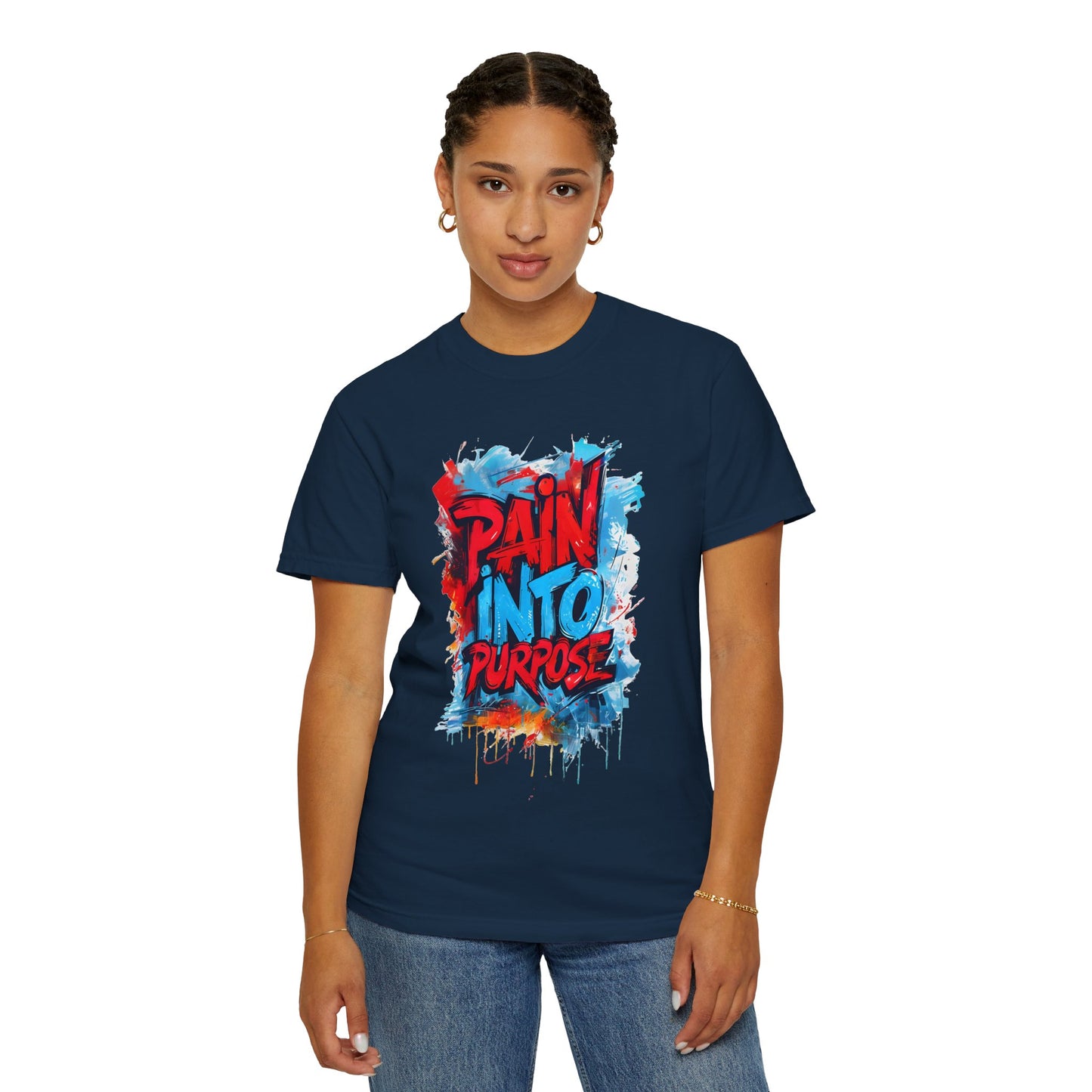 Pain Into Purpose Tee - Transformation Collection Graphic T-Shirt