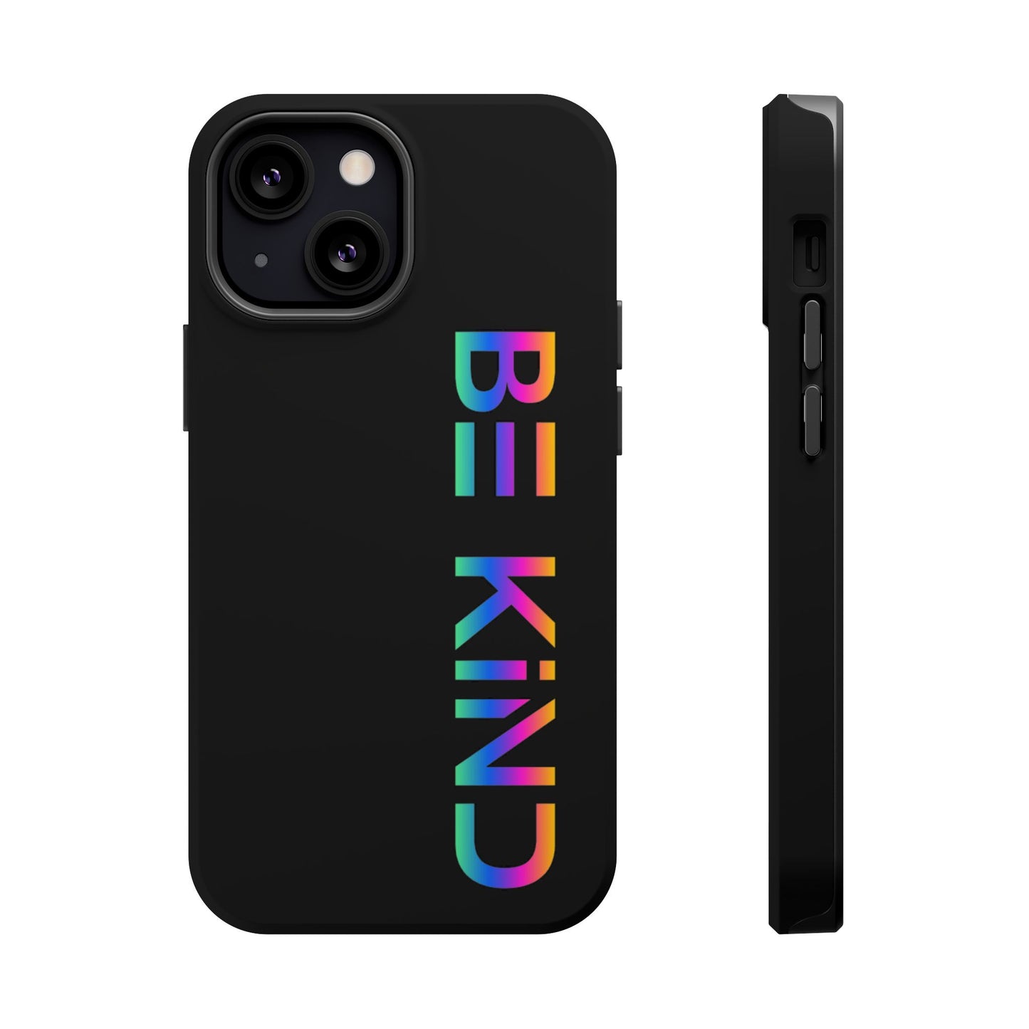 Be Kind Neon iPhone Case - Positive Vibes Protective Magnetic Tough Cases