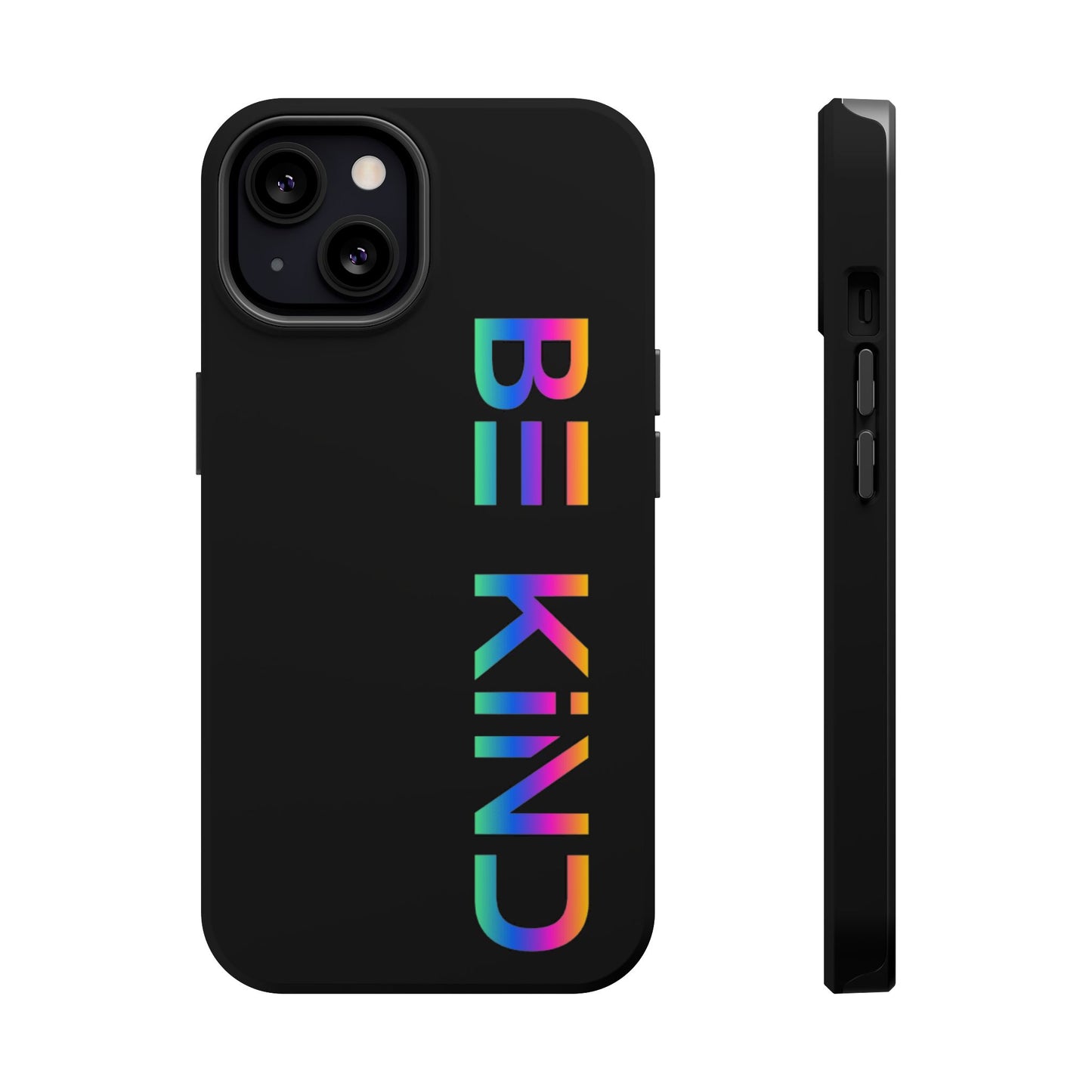 Be Kind Neon iPhone Case - Positive Vibes Protective Magnetic Tough Cases