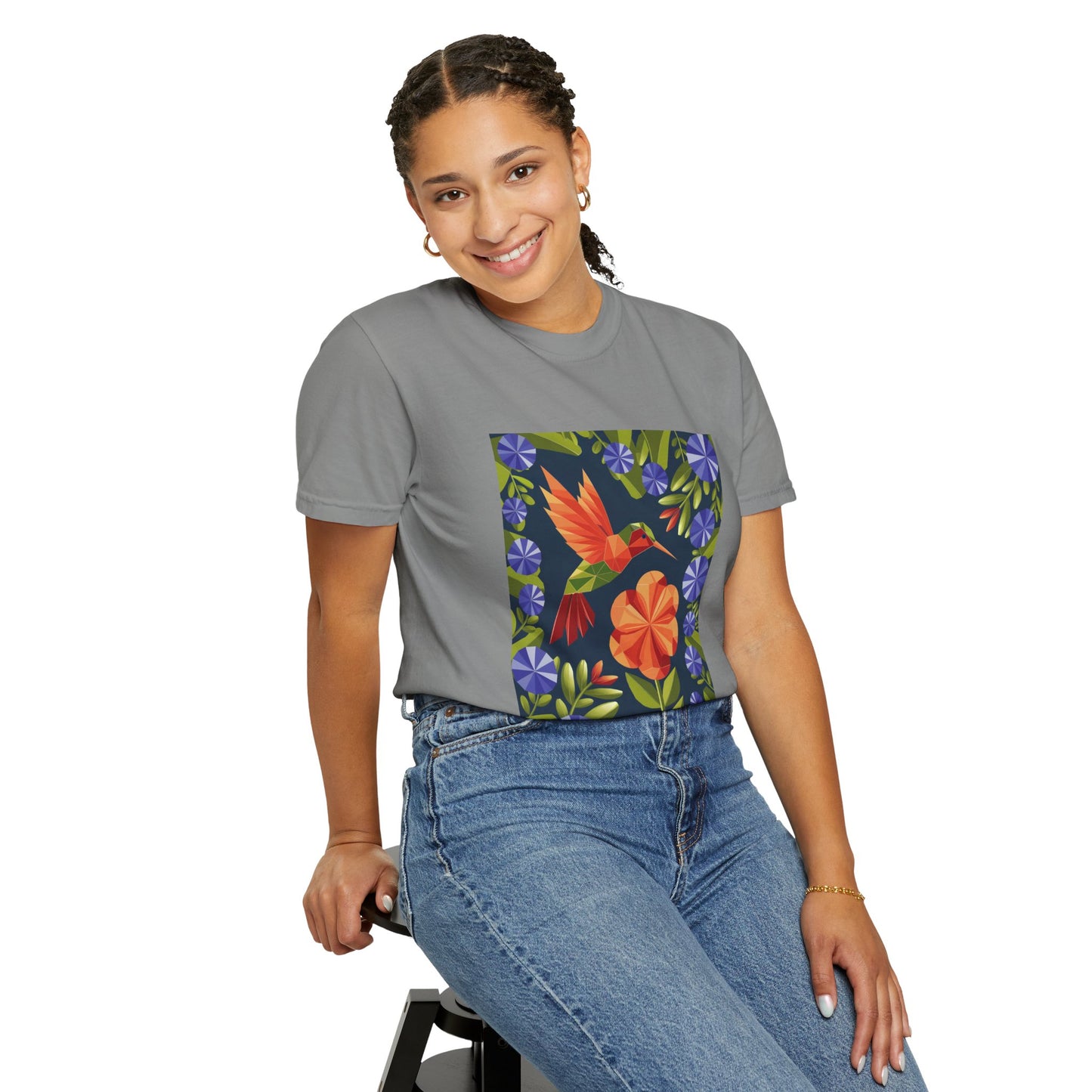 Spirit of the Hummingbird Tee - Vibrant Nature and Joy T-Shirt