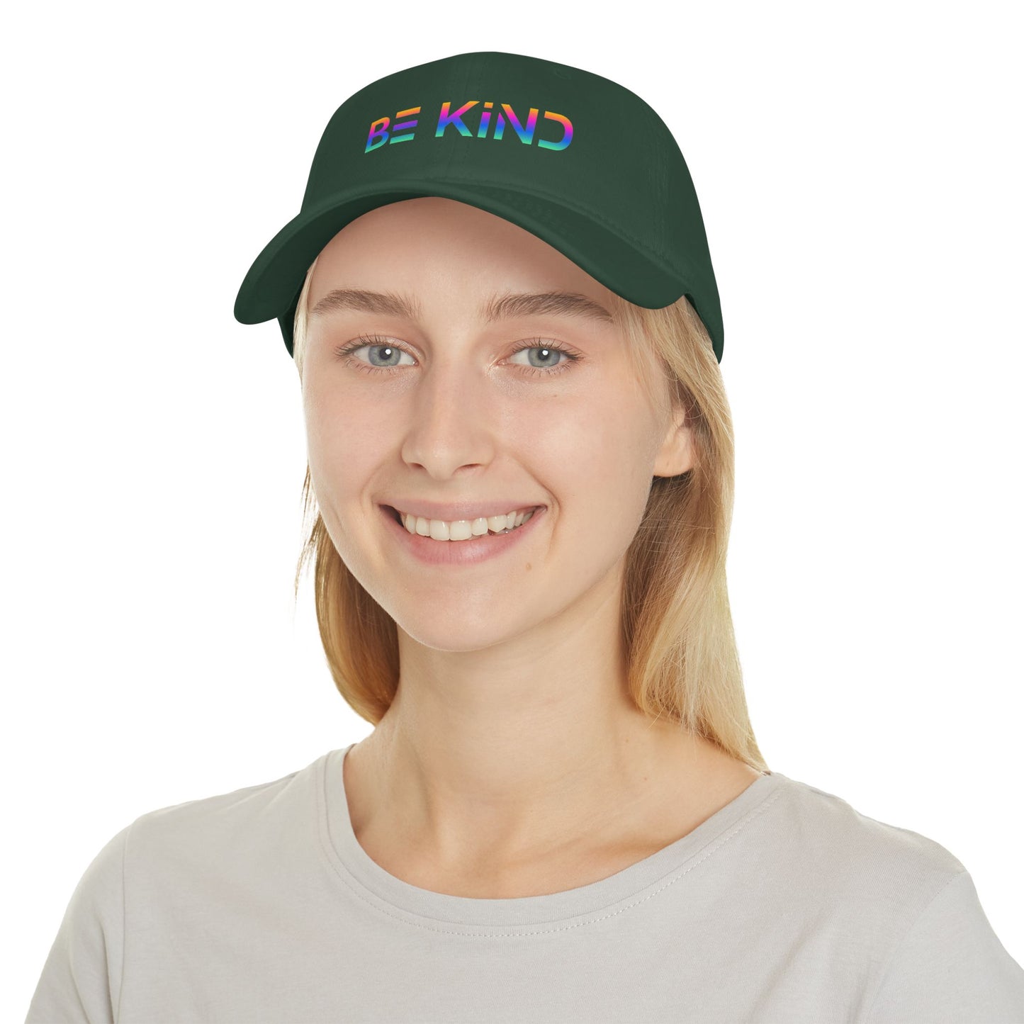 Be Kind Neon Low Profile Baseball Hat - Bold Positivity Baseball Cap