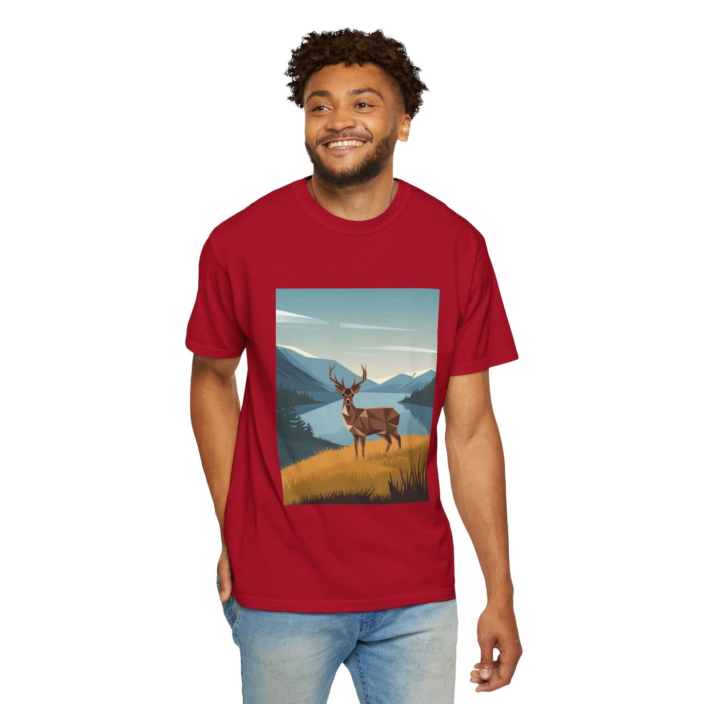 Spirit of the Deer Tee - Majestic Nature Symbolism T-Shirt