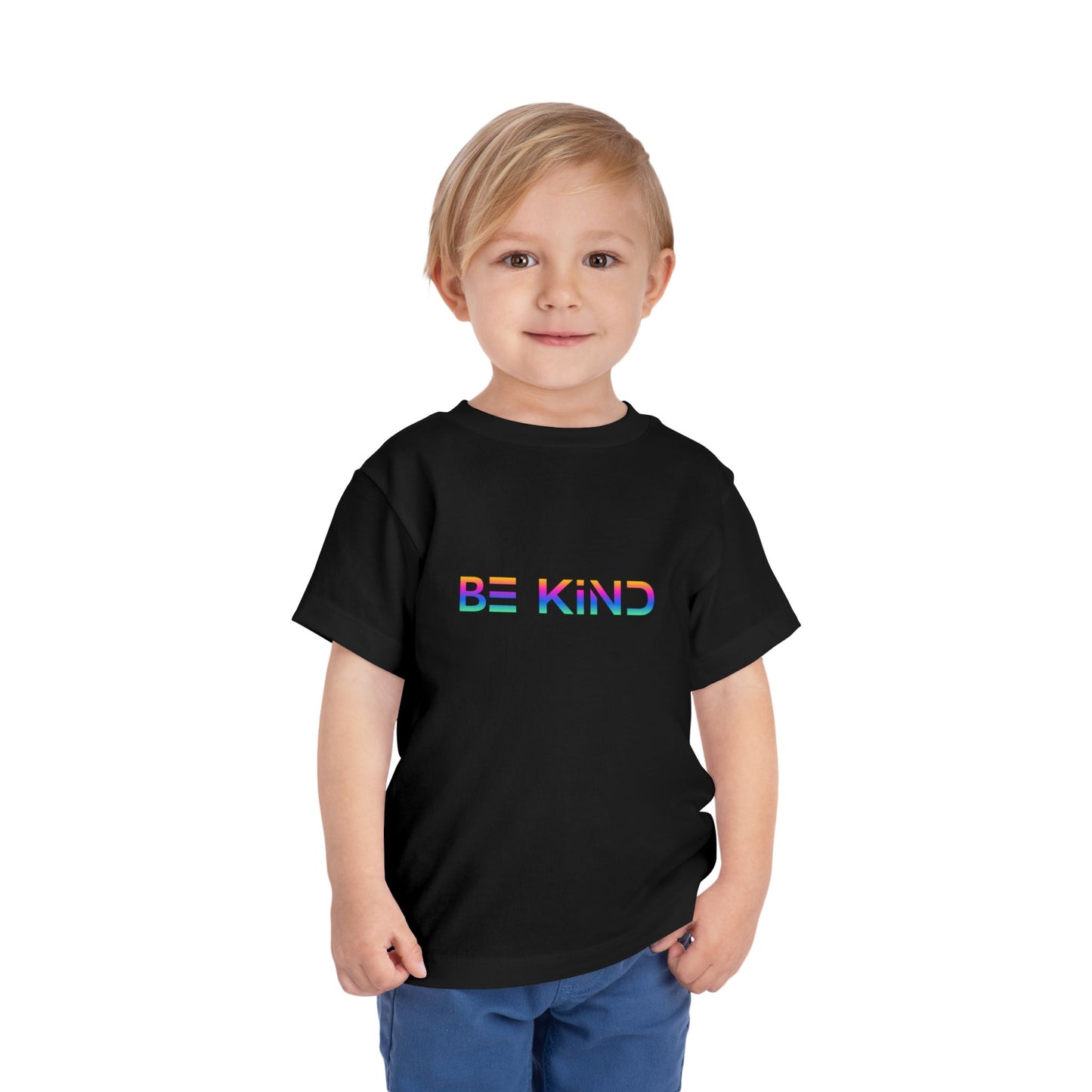 Be Kind Toddler Tee - Positive Vibes Short Sleeve Shirt