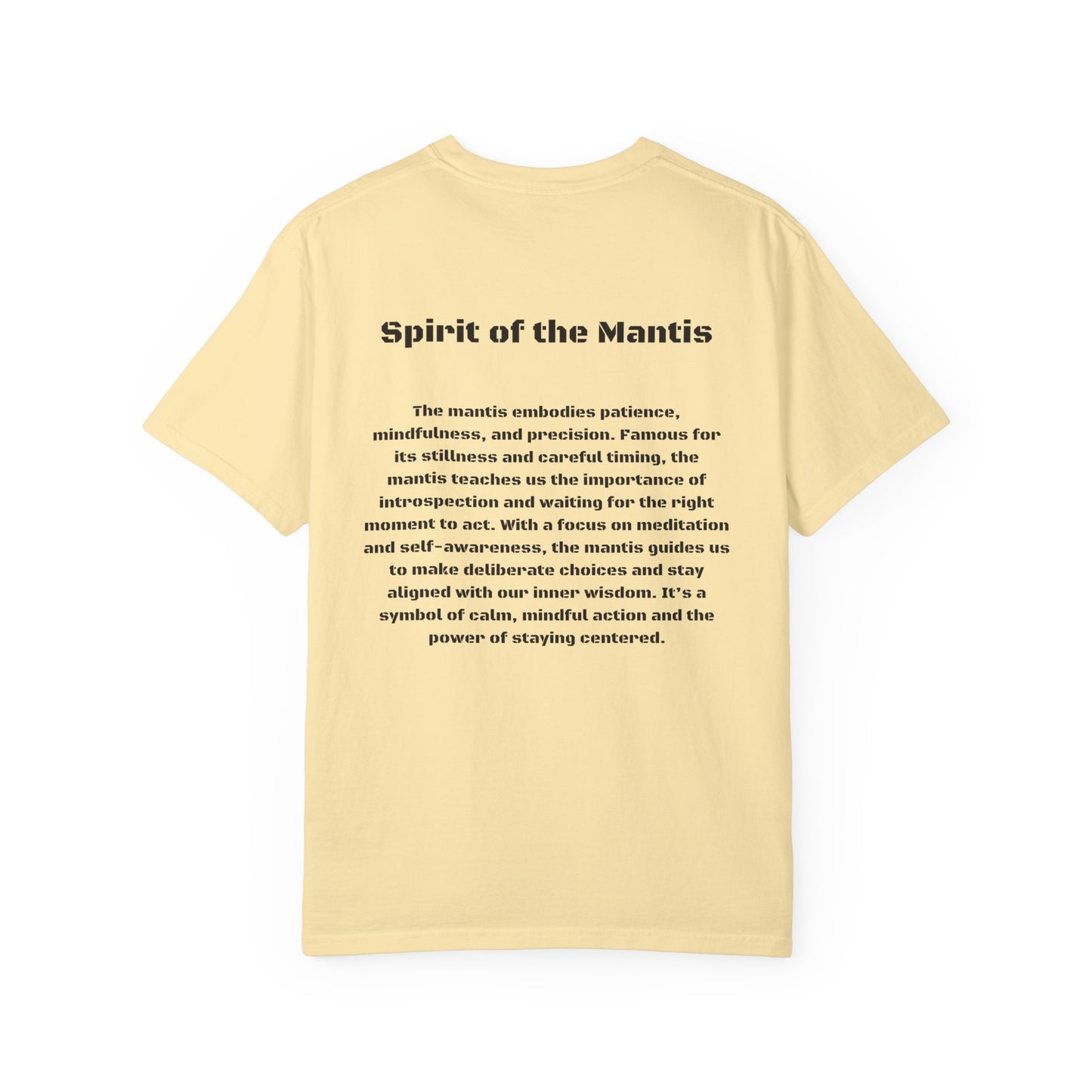 Spirit of the Mantis Tee - Mystical Insect Art T-Shirt