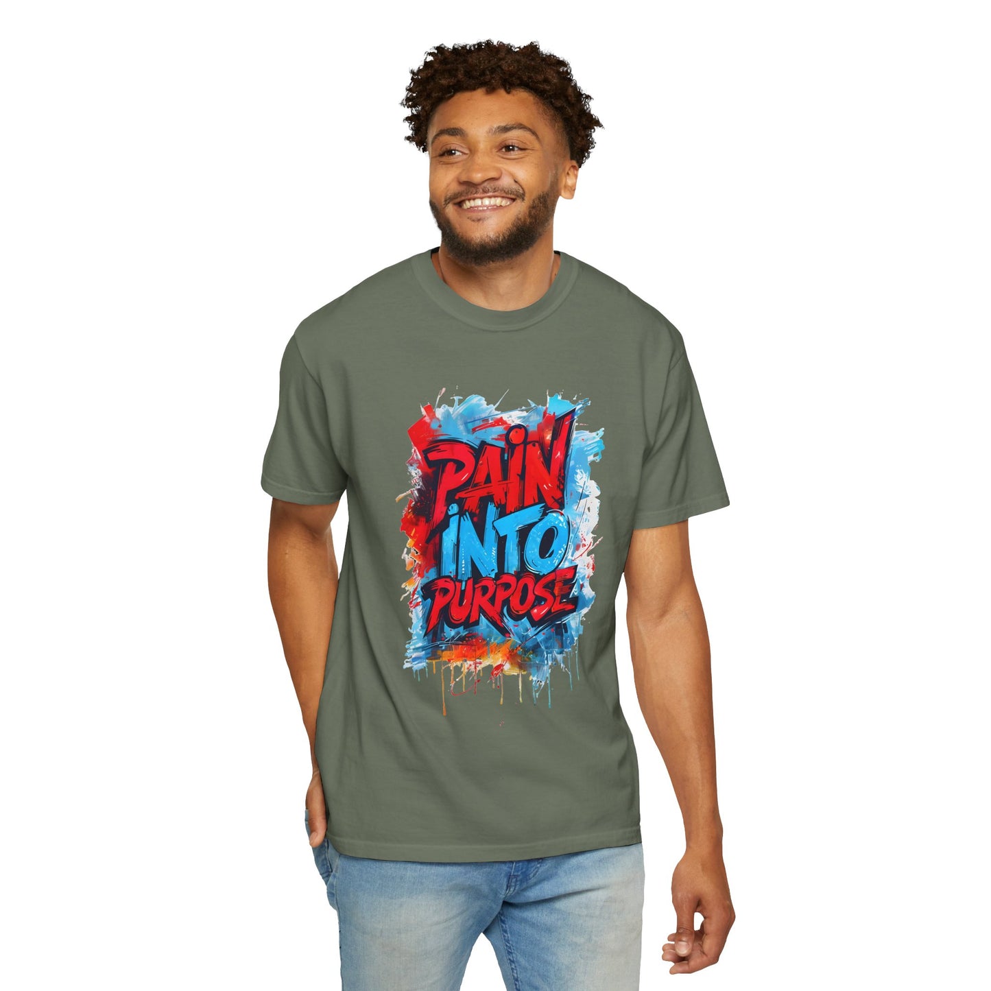 Pain Into Purpose Tee - Transformation Collection Graphic T-Shirt