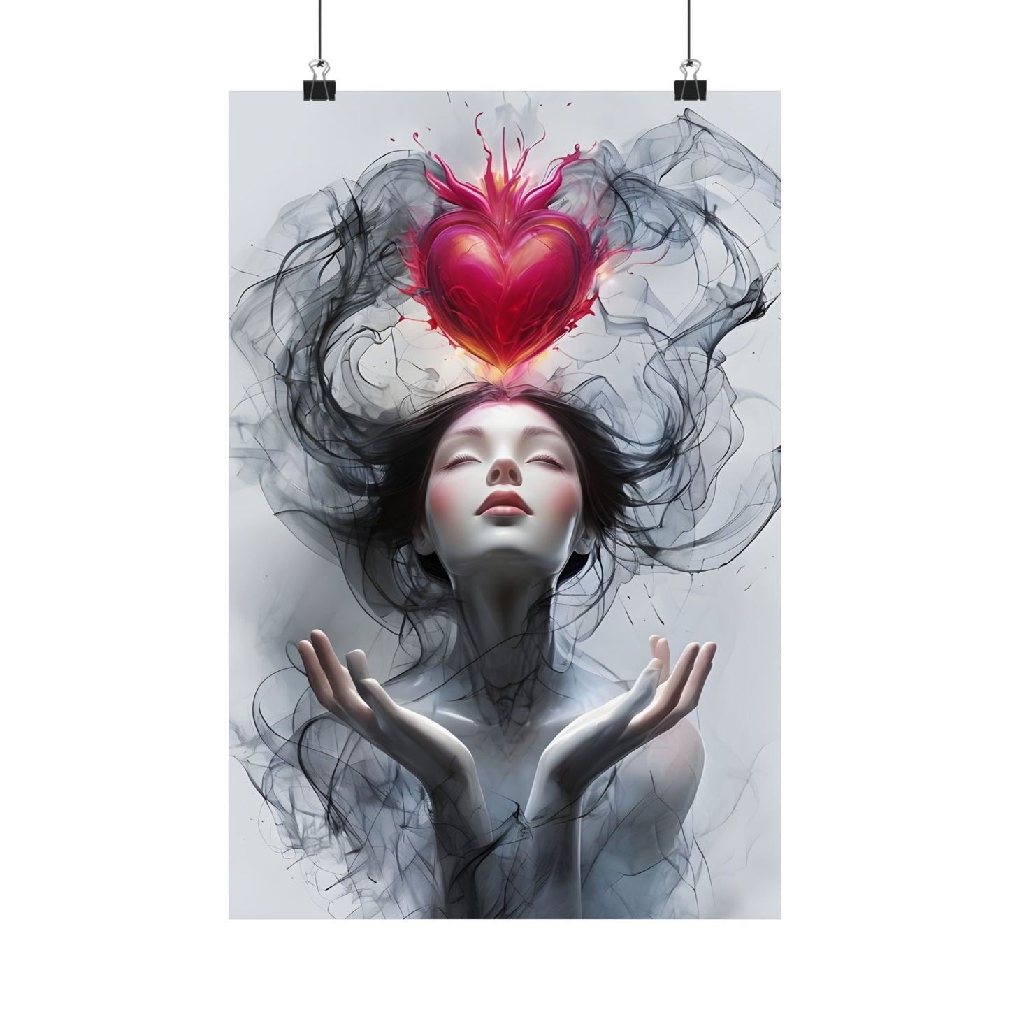 Resurrected Heart Poster (Part 3 of 3) - Revival of the Soul Art Print