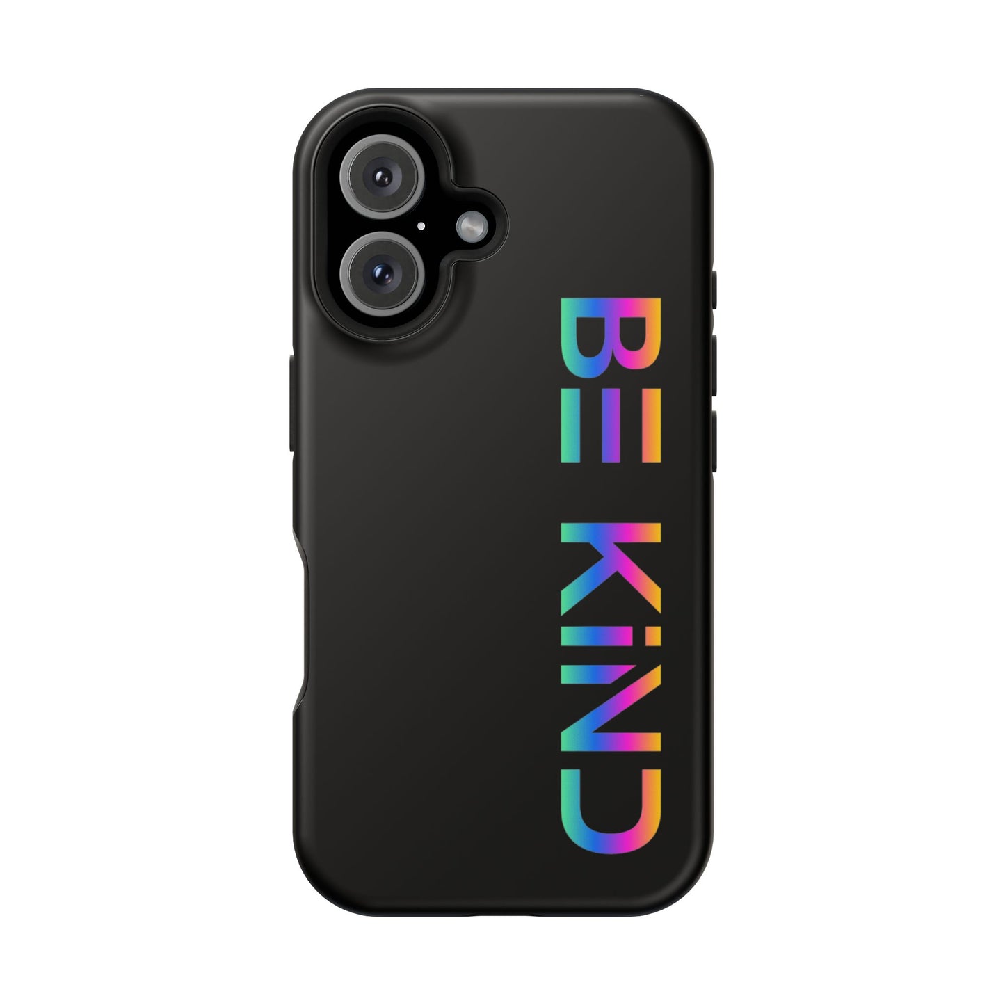 Be Kind Neon iPhone Case - Positive Vibes Protective Magnetic Tough Cases