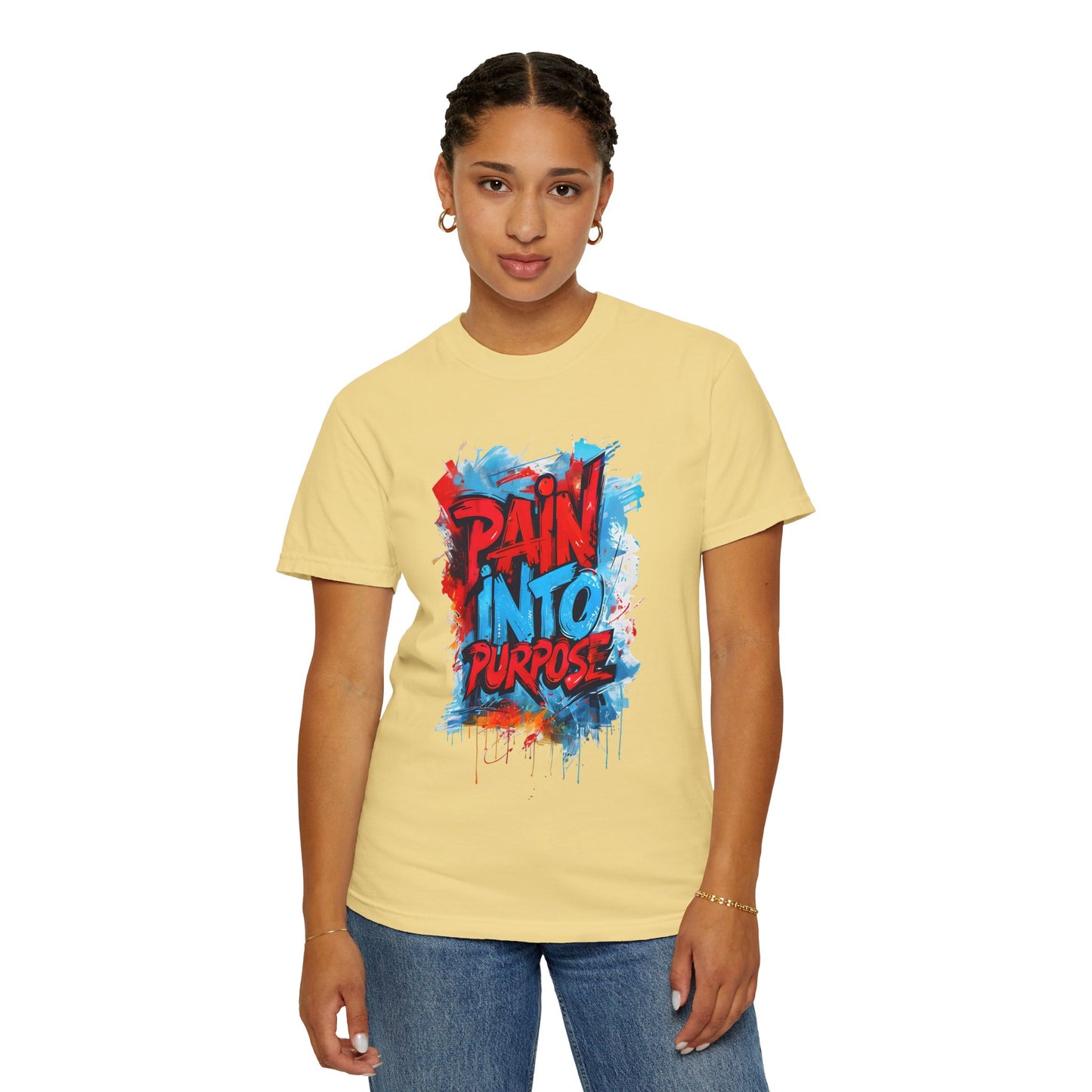 Pain Into Purpose Tee - Transformation Collection Graphic T-Shirt