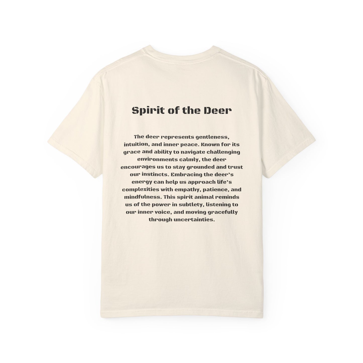 Spirit of the Deer Tee - Majestic Nature Symbolism T-Shirt