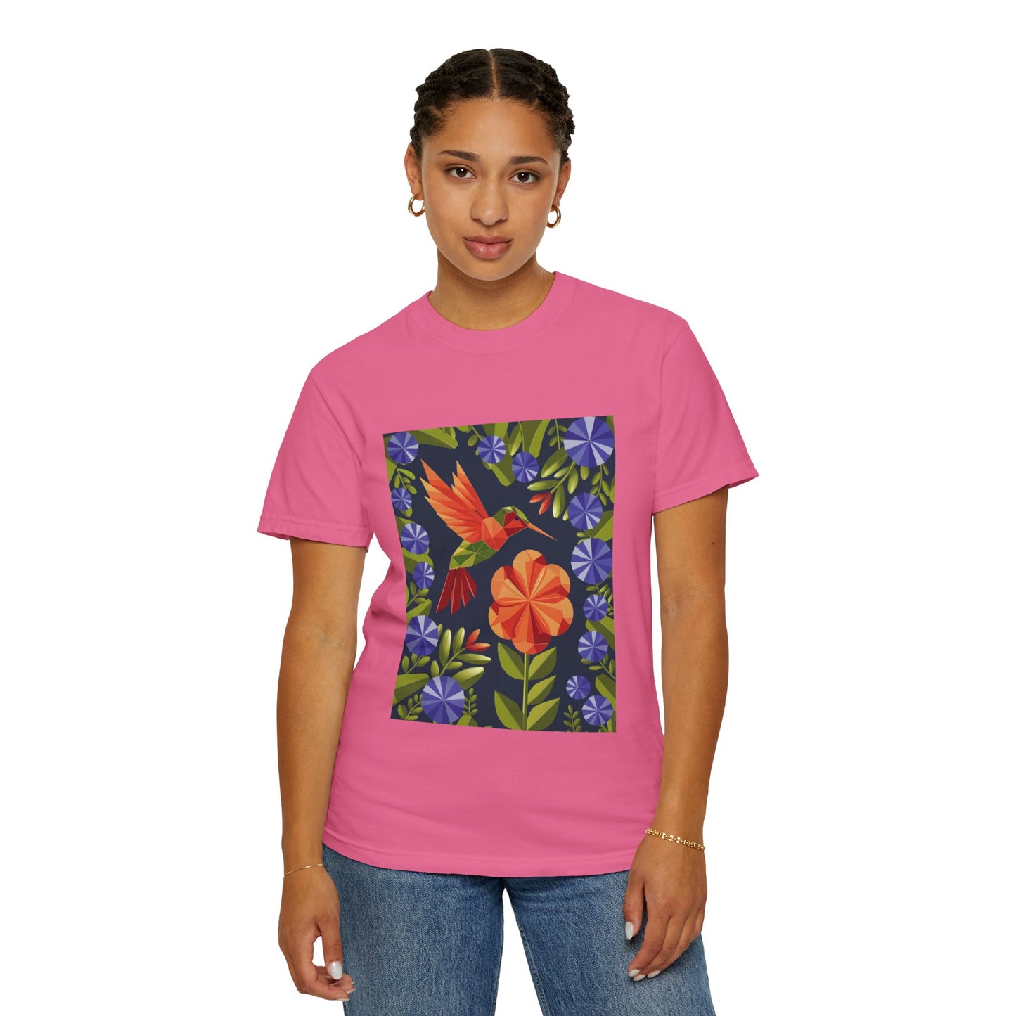 Spirit of the Hummingbird Tee - Vibrant Nature and Joy T-Shirt