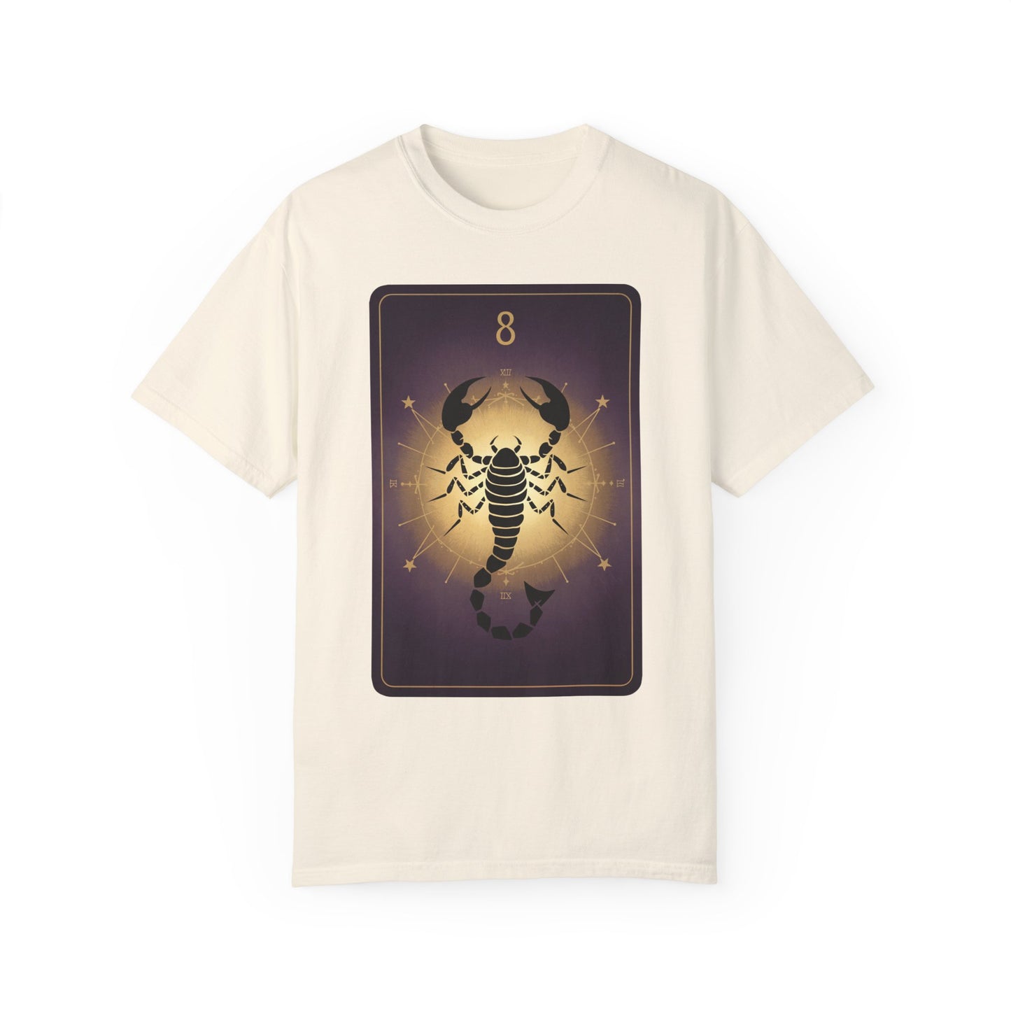 Scorpio Sting Tarot Tee - Intense Scorpion Zodiac Graphic T-Shirt