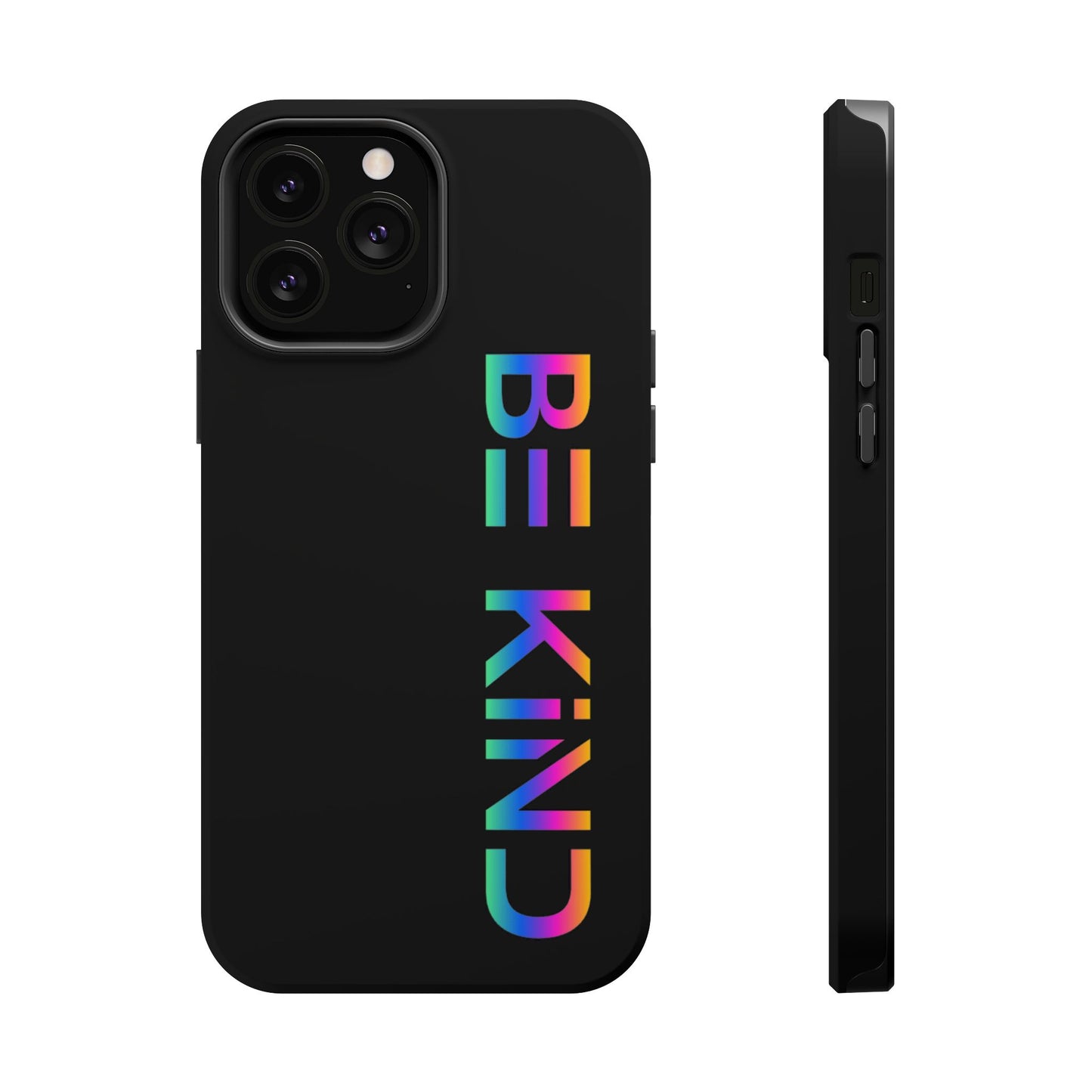 Be Kind Neon iPhone Case - Positive Vibes Protective Magnetic Tough Cases