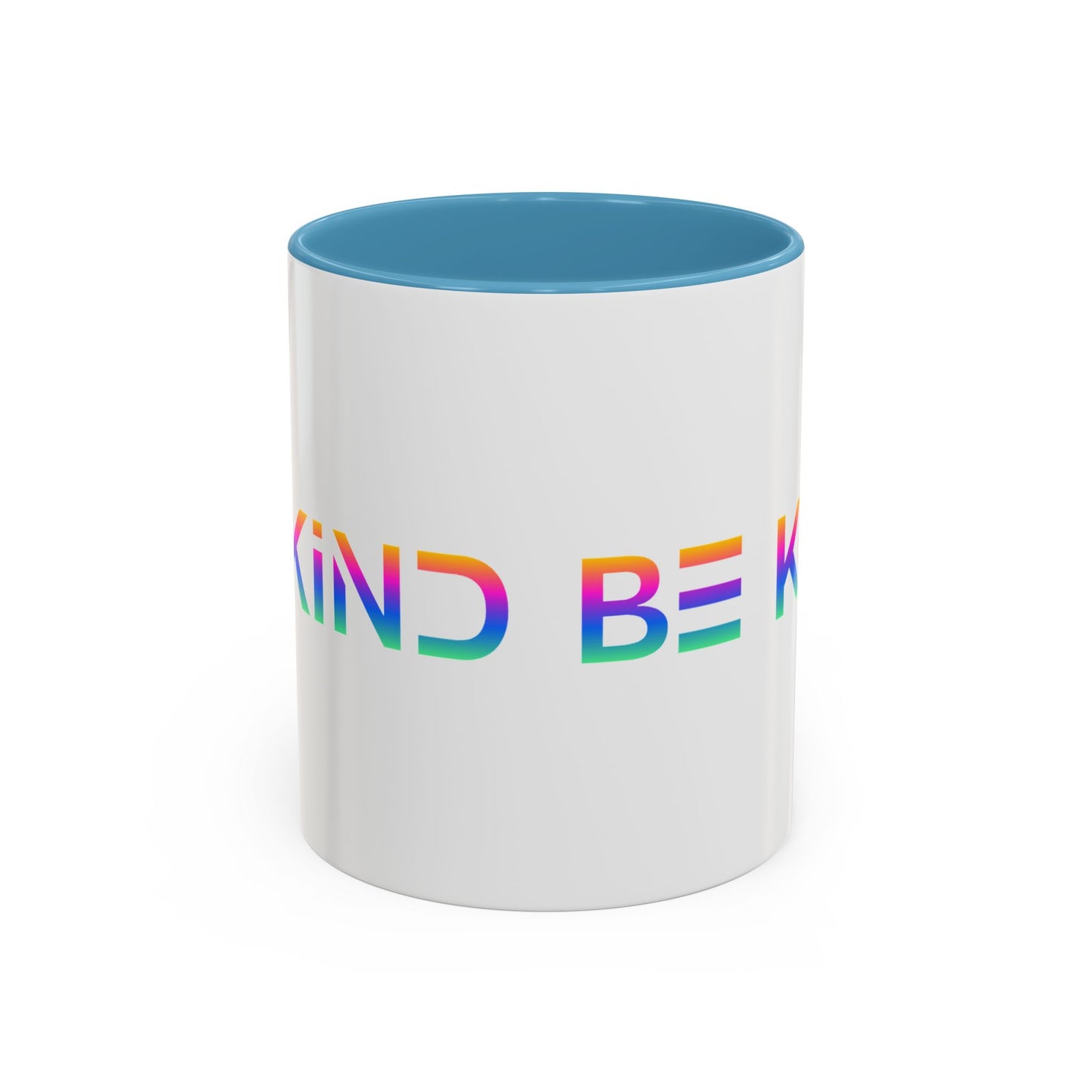 Be Kind Neon Accent Mug - 11oz Positivity Coffee Cup