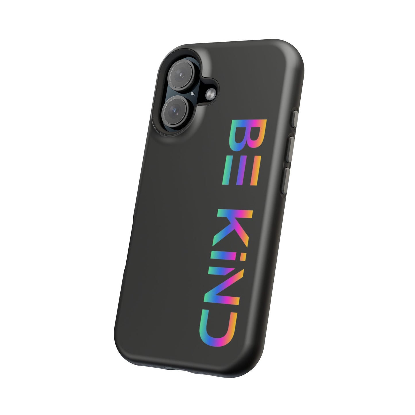 Be Kind Neon iPhone Case - Positive Vibes Protective Magnetic Tough Cases