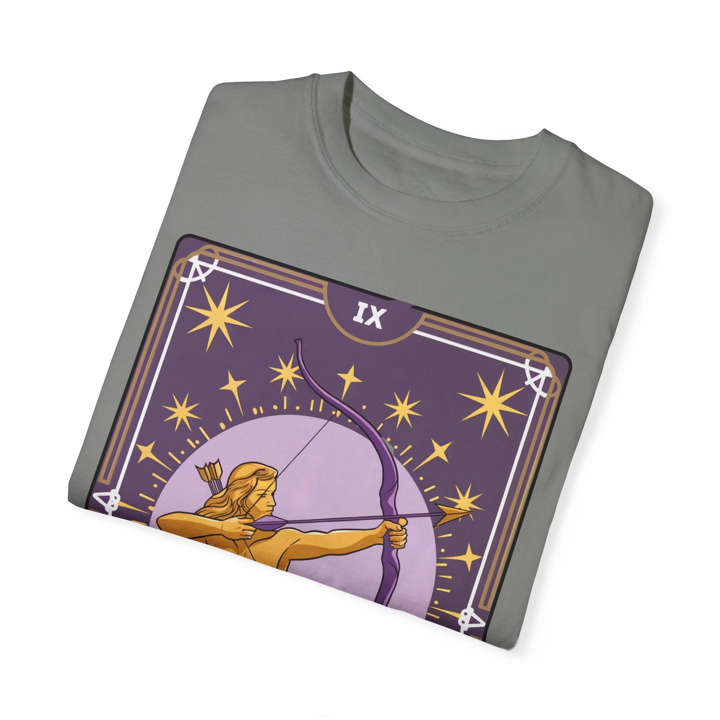 Sagittarius Archer Tarot Tee - Adventurous Centaur Zodiac Graphic T-Shirt