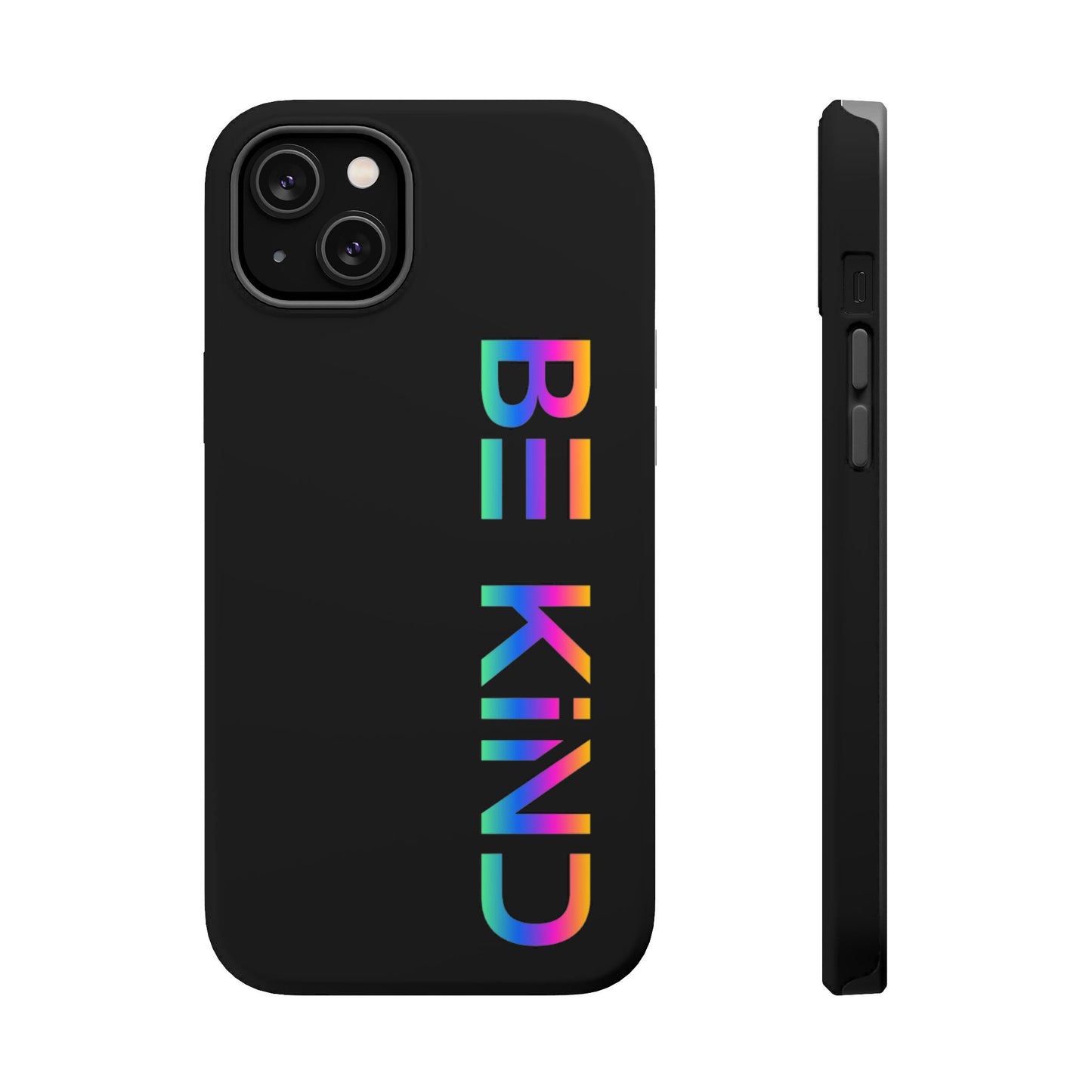 Be Kind Neon iPhone Case - Positive Vibes Protective Magnetic Tough Cases