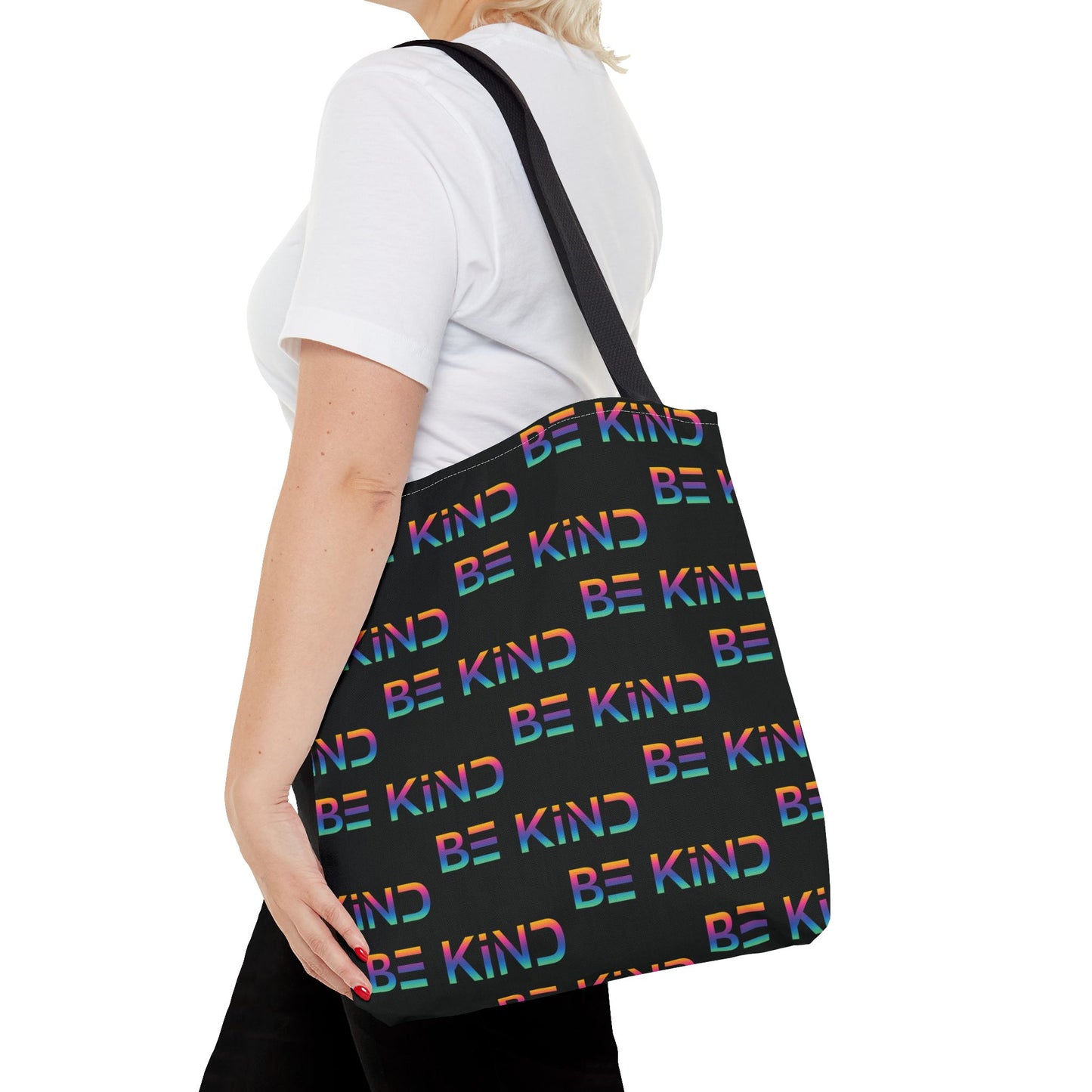 Be Kind Neon Tote Bag - Bold Positivity Carry-All