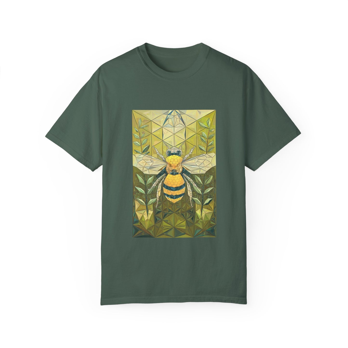 Spirit of the Bee Tee - Nature-Inspired Geometric Art T-Shirt