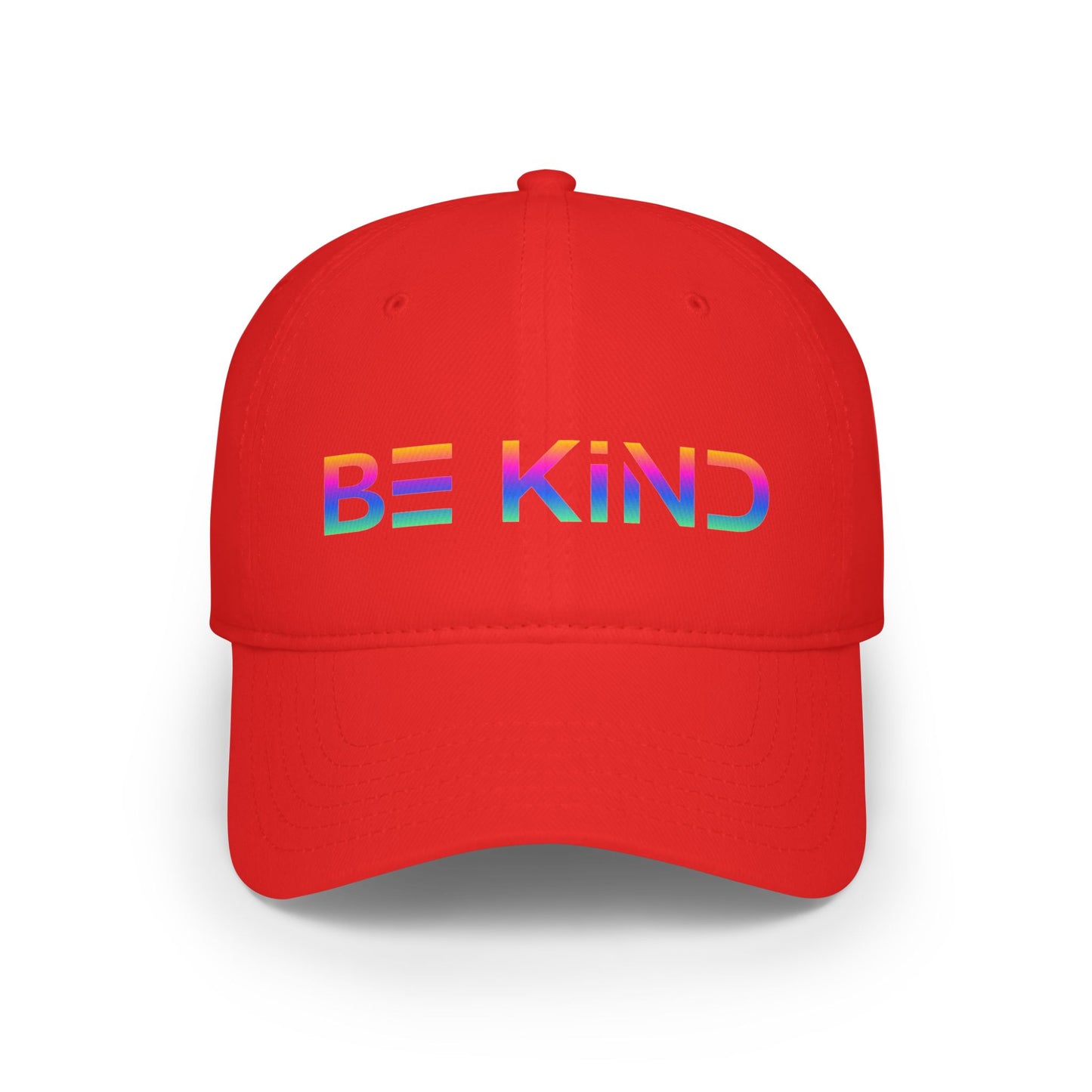 Be Kind Neon Low Profile Baseball Hat - Bold Positivity Baseball Cap