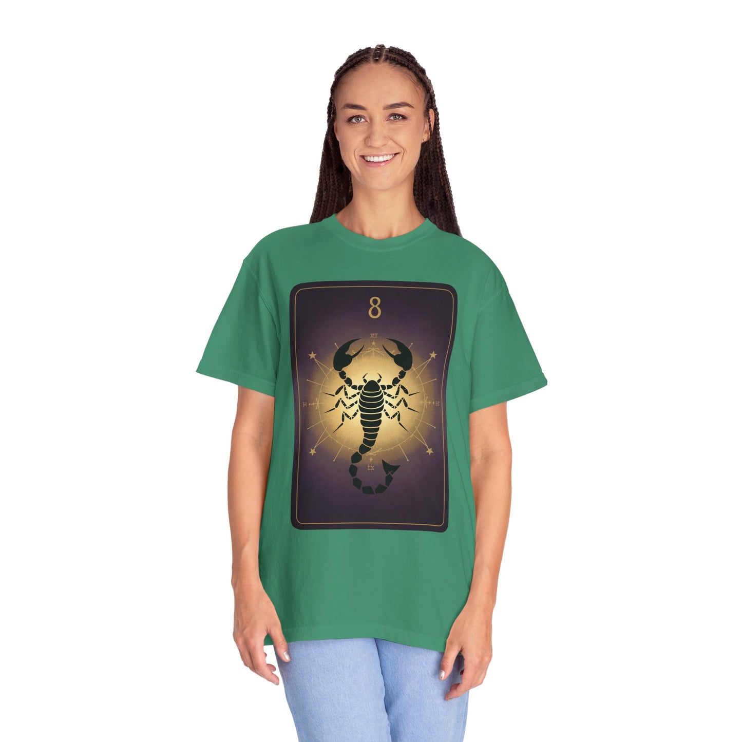 Scorpio Sting Tarot Tee - Intense Scorpion Zodiac Graphic T-Shirt