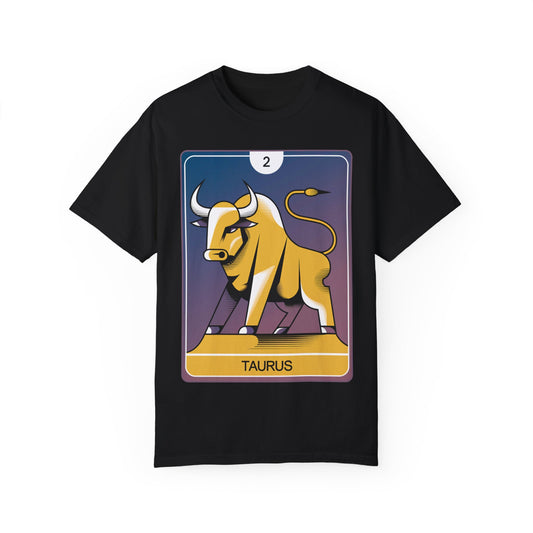 Taurus Zodiac Tarot T-Shirt – Strength and Stability